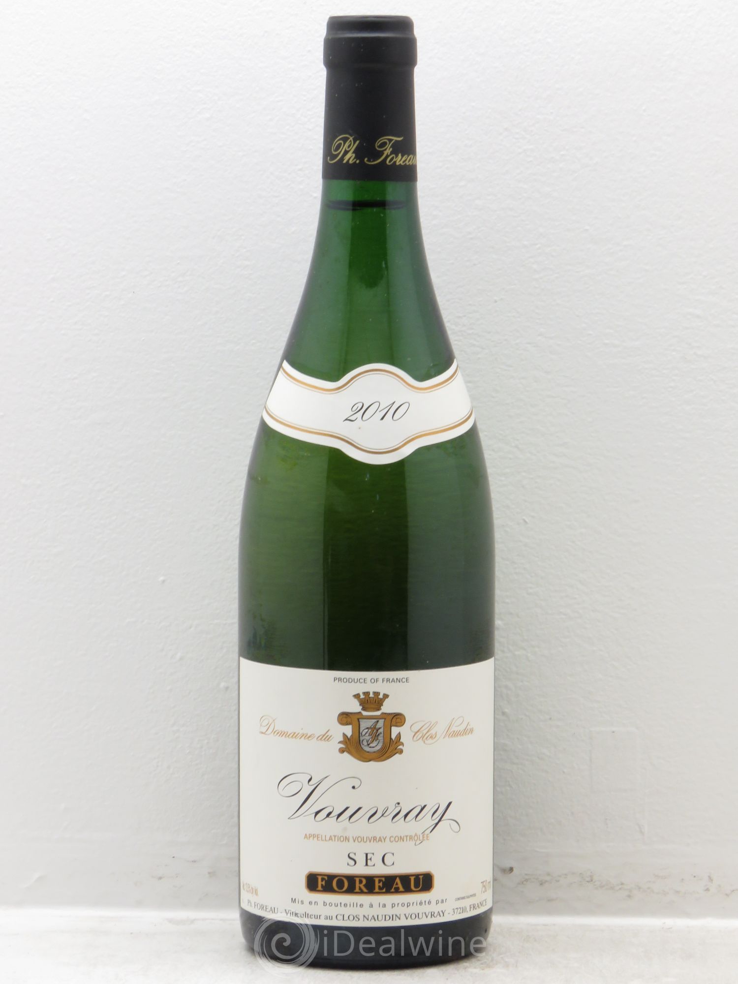 Vouvray Sec Clos Naudin - Philippe Foreau 2010 - Lot de 1 bouteille - 0