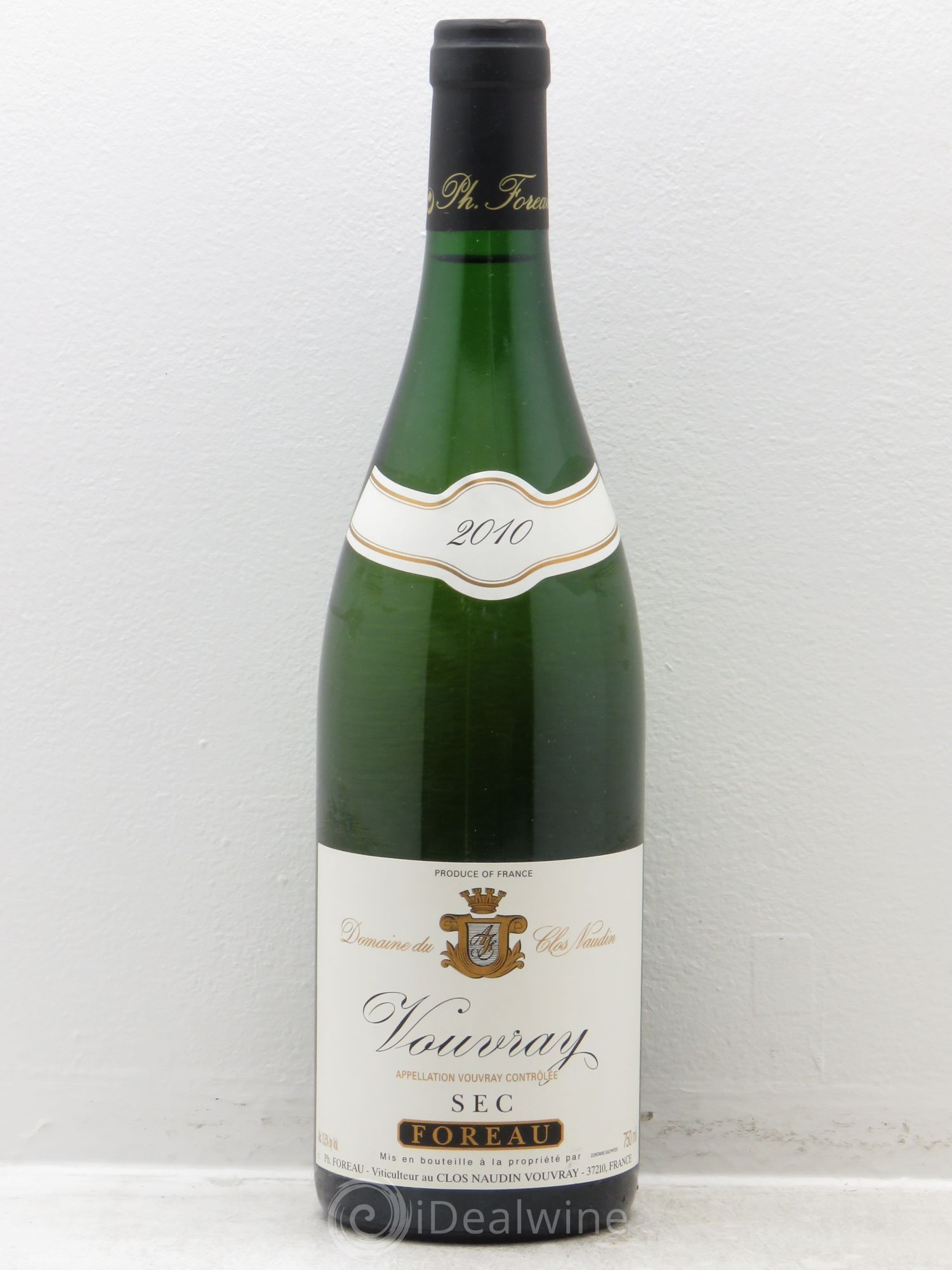 Vouvray Sec Clos Naudin - Philippe Foreau 2010 - Posten von 1 Flasche - 0