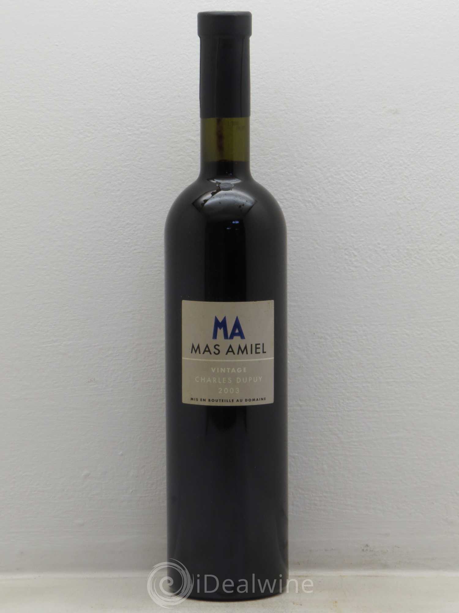 Maury Mas Amiel Charles Dupuy 2003 - Lot de 1 bouteille - 0