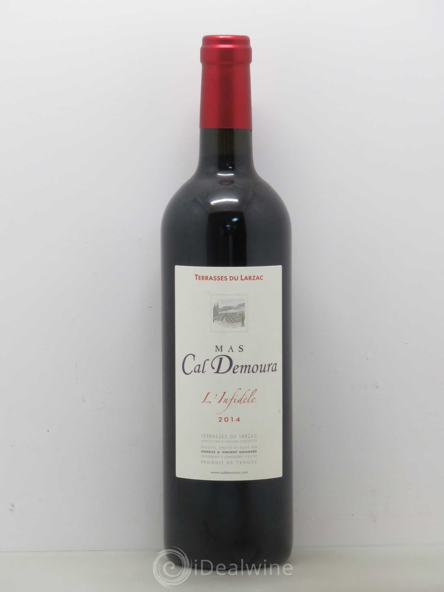 Terrasses du Larzac L'Infidèle Mas Cal Demoura 2014 - Lot de 1 bouteille - 0