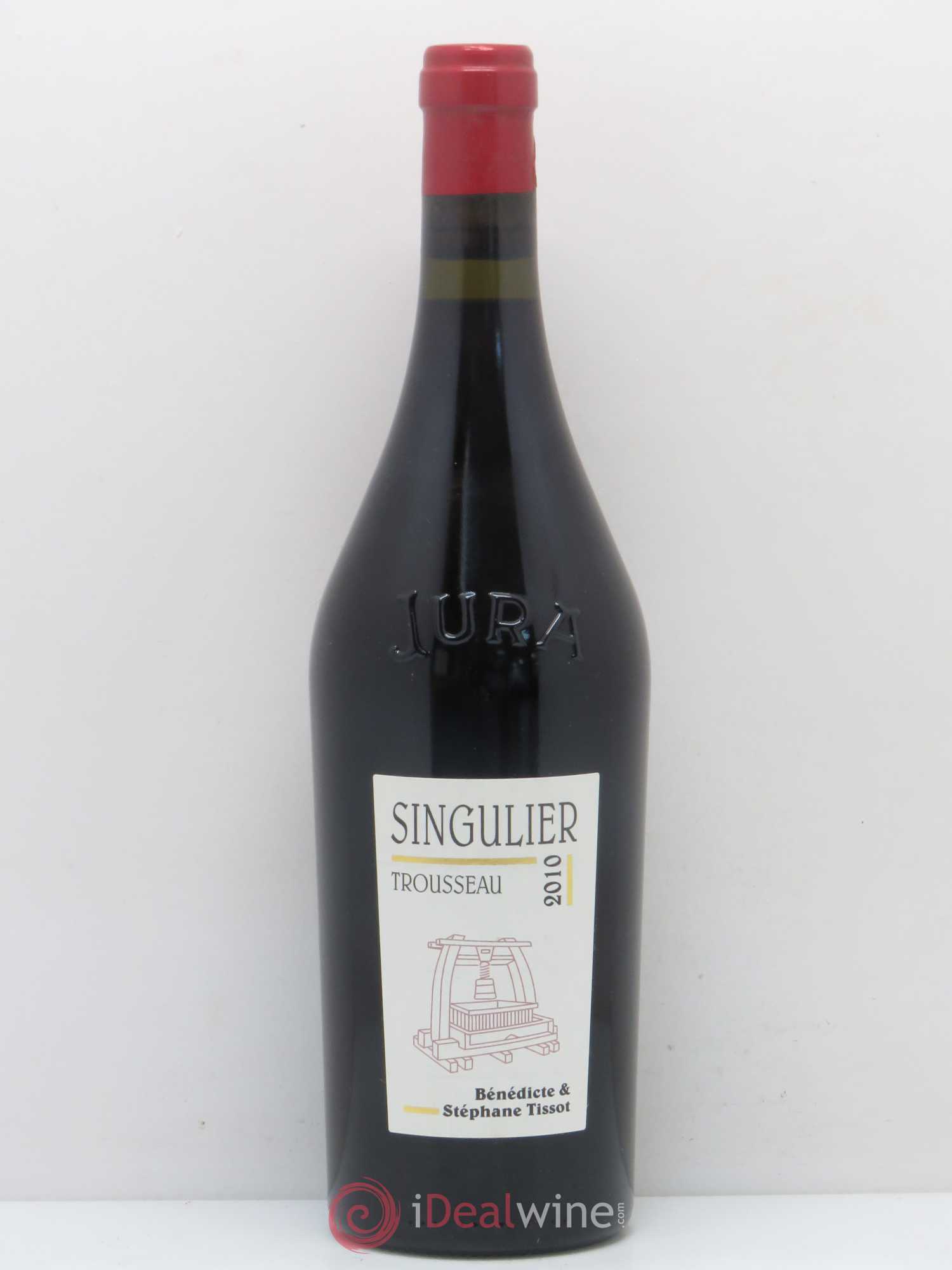 Arbois Trousseau Singulier Bénédicte et Stéphane Tissot 2010 - Lot de 1 bouteille - 0