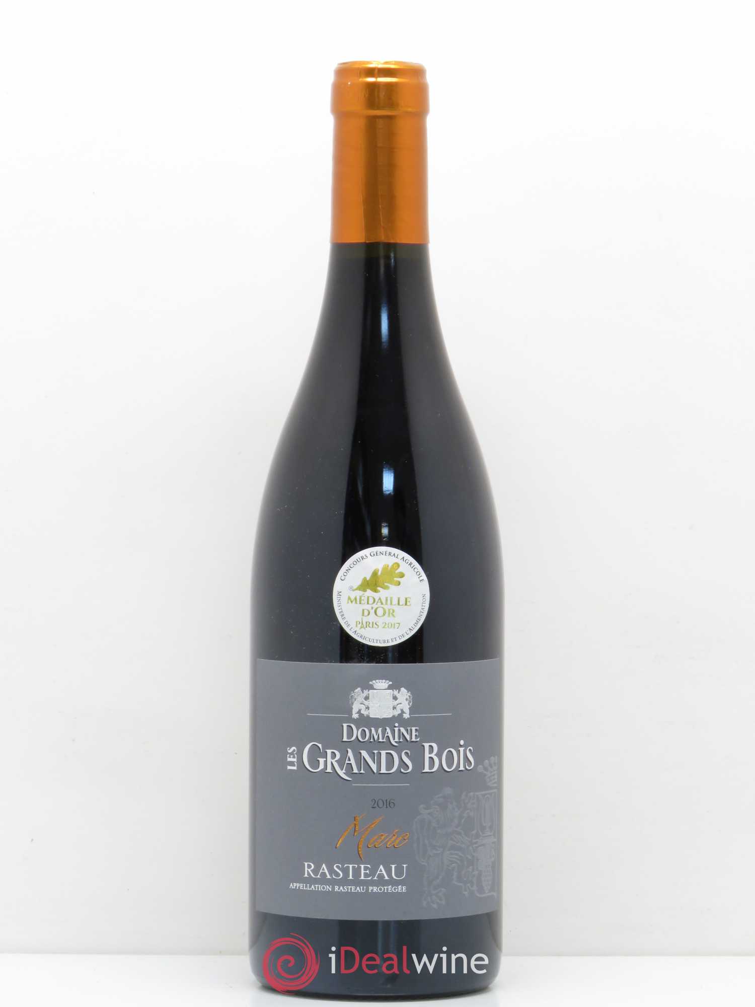 Rasteau Domaine Les Grands Bois Cuvée Marc 2016 - Lotto di 1 bottiglia - 0