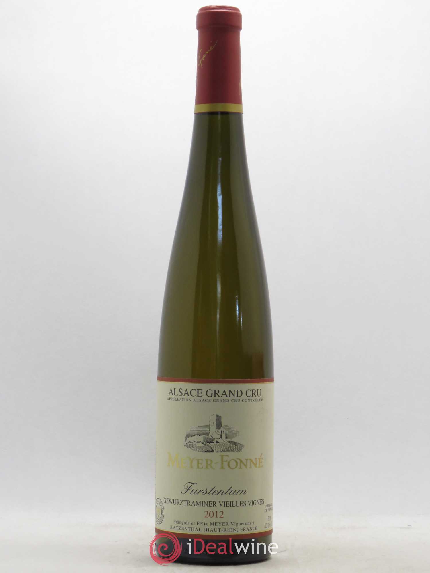 Gewurztraminer Grand Cru Furstentum Vieilles Vignes Domaine Meyer-Fonné 2012 - Posten von 1 Flasche - 0