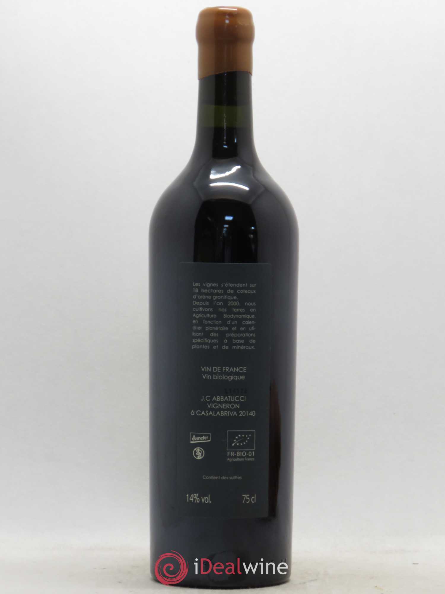Vin de France Ministre Imperial Domaine Comte Abbatucci 2014 - Posten von 1 Flasche - 1