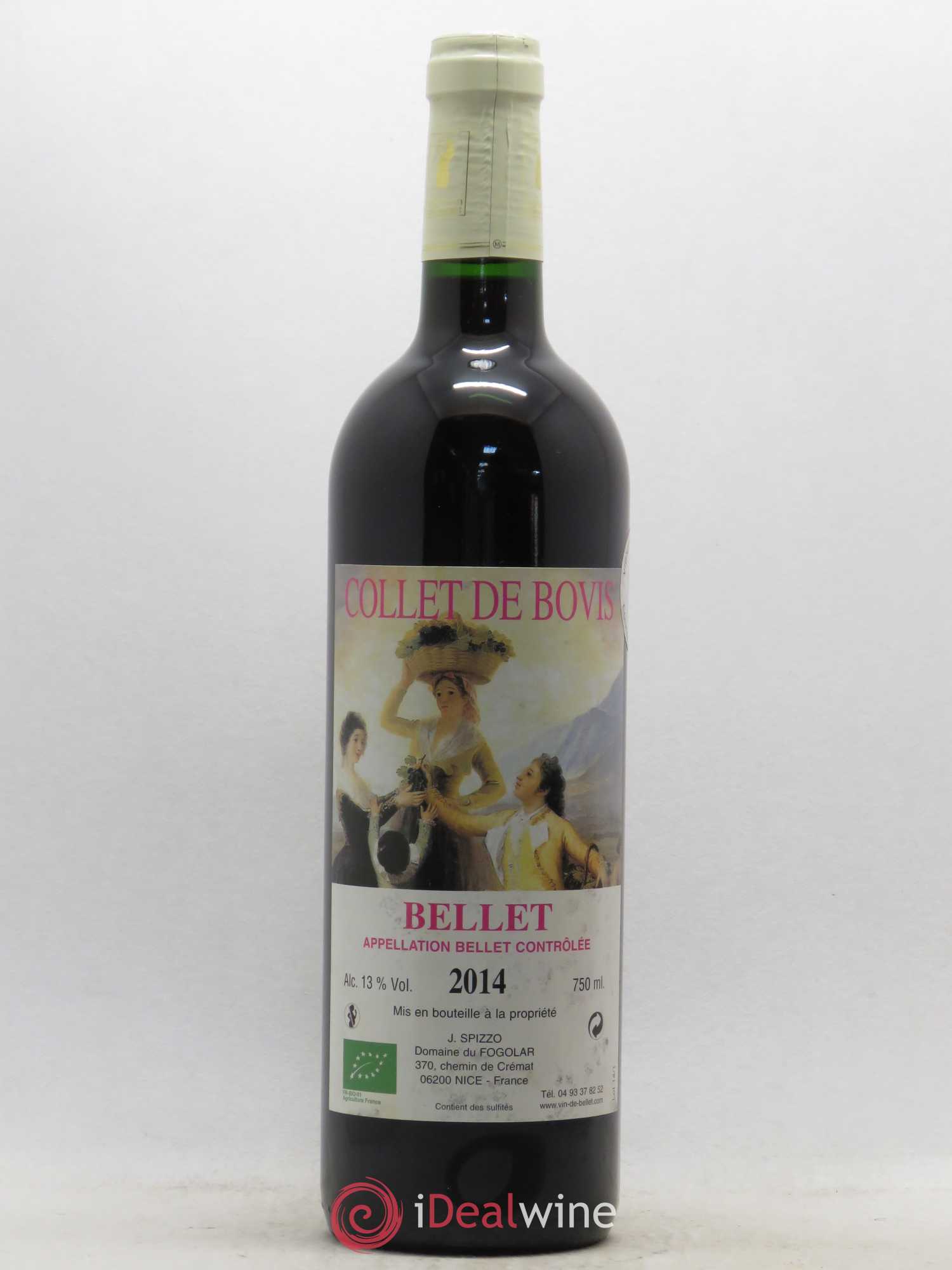 Bellet Collet de Bovis Domaine Fogolar 2014 - Posten von 1 Flasche - 0