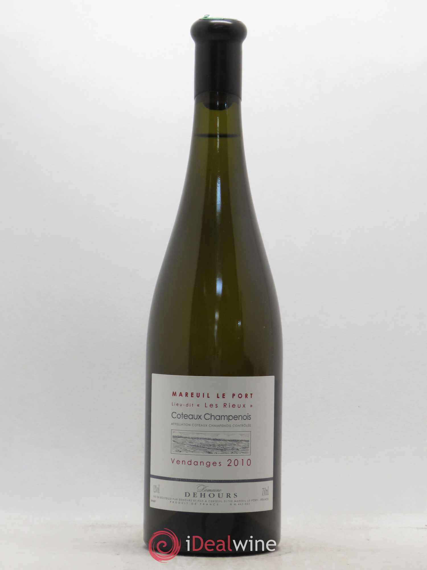 Coteaux Champenois Les Rieux Domaine Dehours 2010 - Posten von 1 Flasche - 0