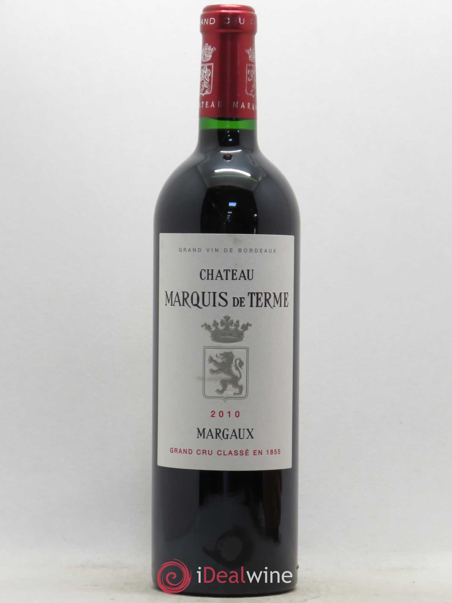 Château Marquis de Terme 4ème Grand Cru Classé 2010 - Lot de 1 bouteille - 0