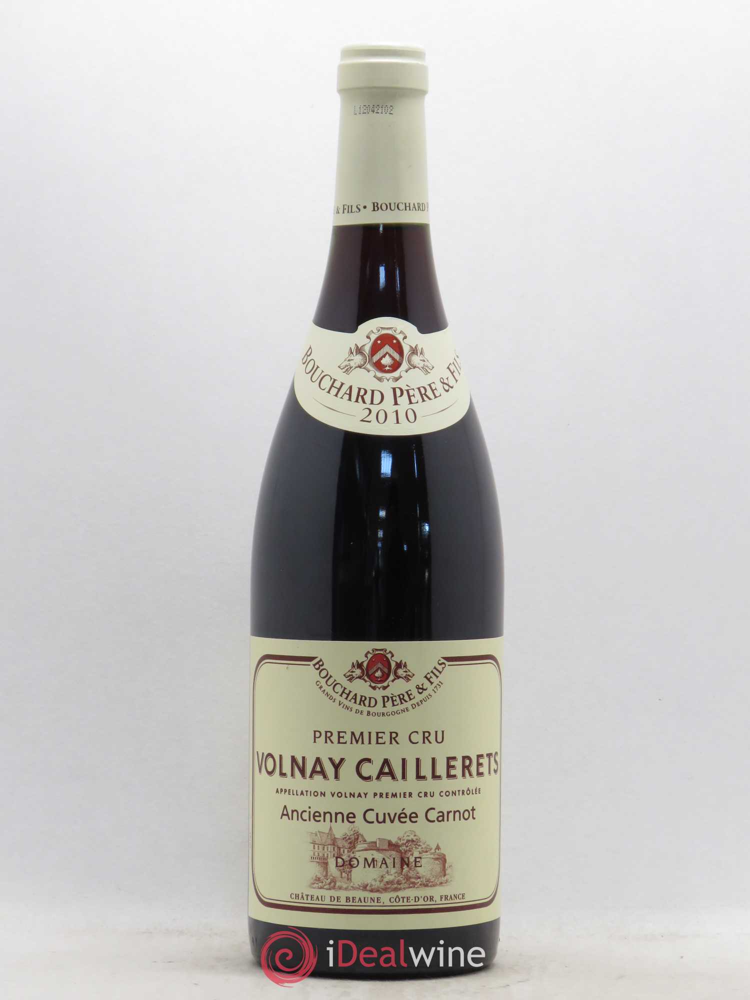 Volnay 1er Cru Caillerets - Ancienne Cuvée Carnot Bouchard Père & Fils 2010 - Lot de 1 bouteille - 0