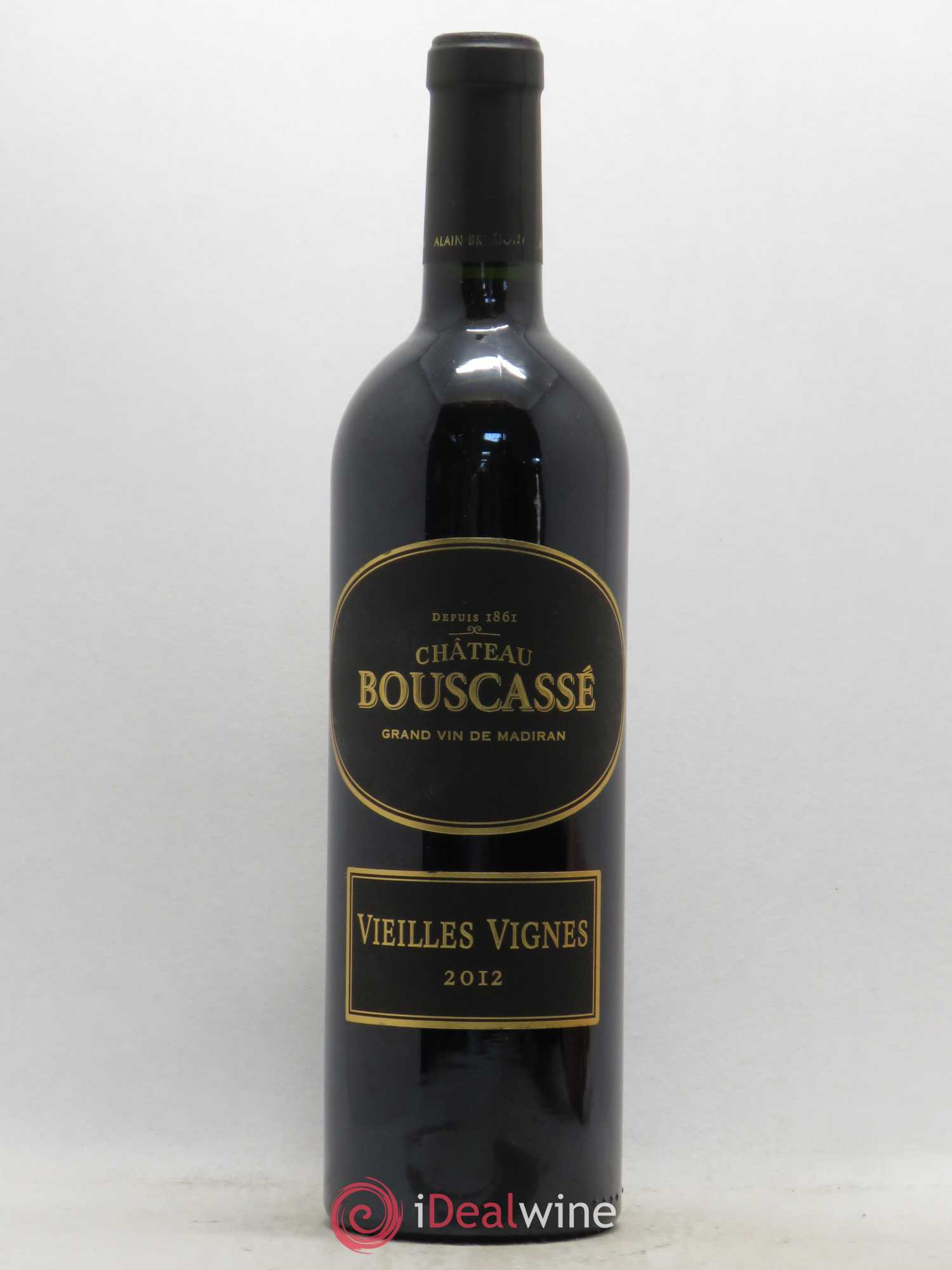 Madiran Vieilles Vignes Château Bouscassé - Alain Brumont 2012 - Lot de 1 bouteille - 0
