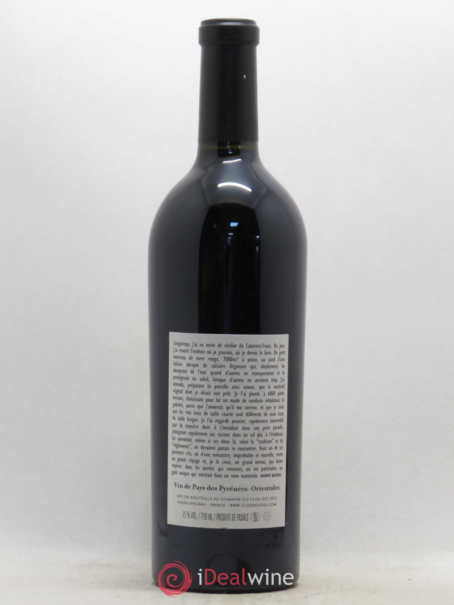 Côtes Catalanes (anciennement IGP Pyrénées Orientales) Clos des Fées Un faune avec son Fifre Hervé Bizeul 2013 - Lot de 1 bouteille - 1