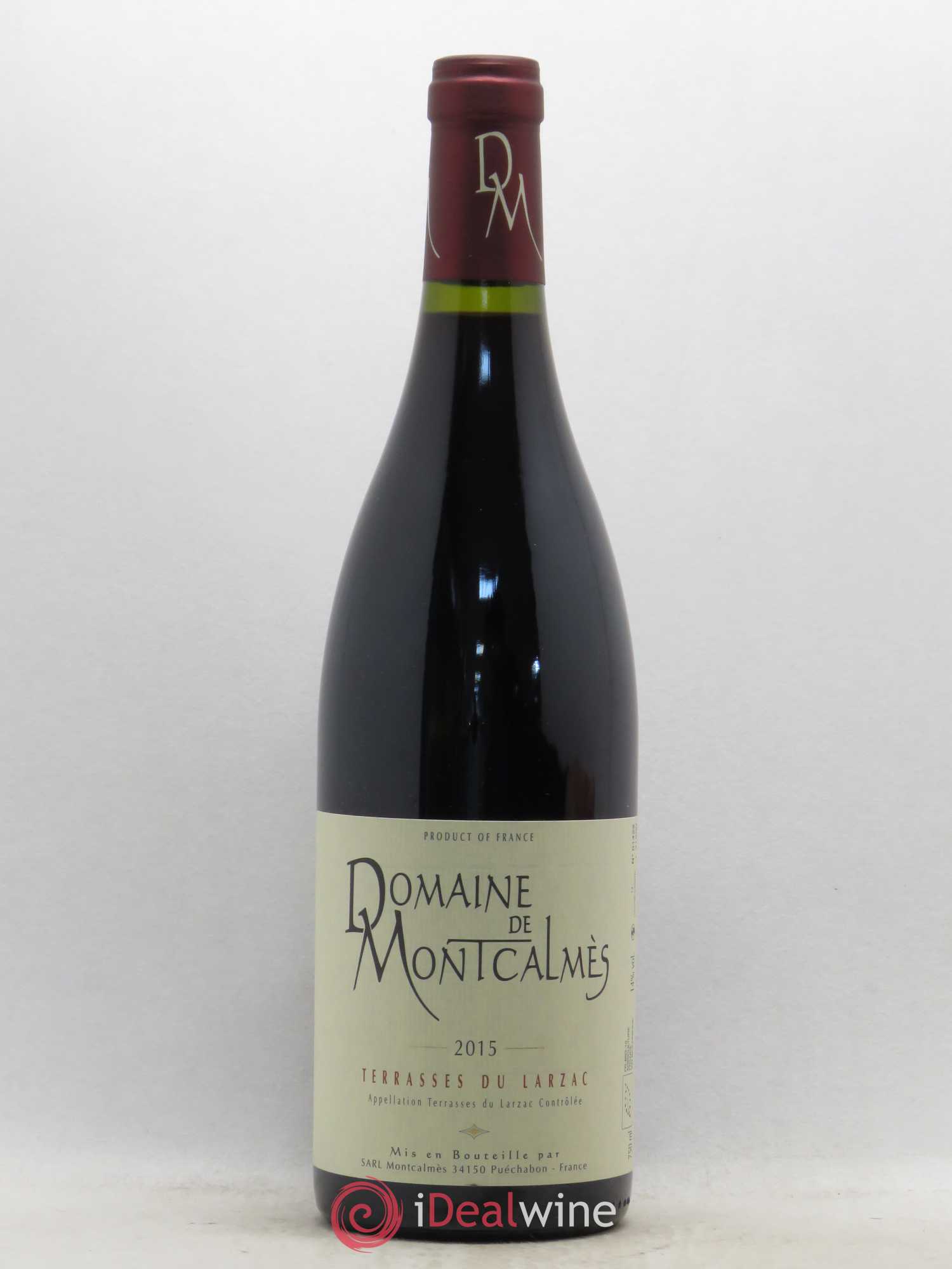 Terrasses du Larzac Domaine de Montcalmès Frédéric Pourtalié 2015 - Lot de 1 bouteille - 0