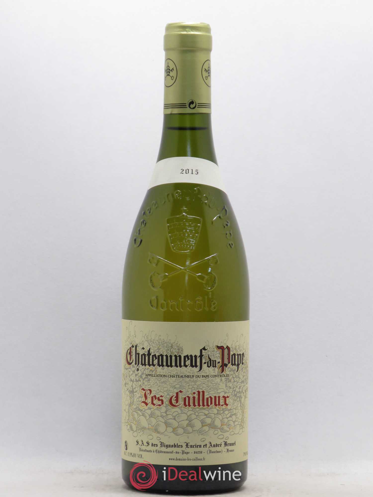 Châteauneuf-du-Pape Les Cailloux André Brunel 2015 - Lot de 1 bouteille - 0