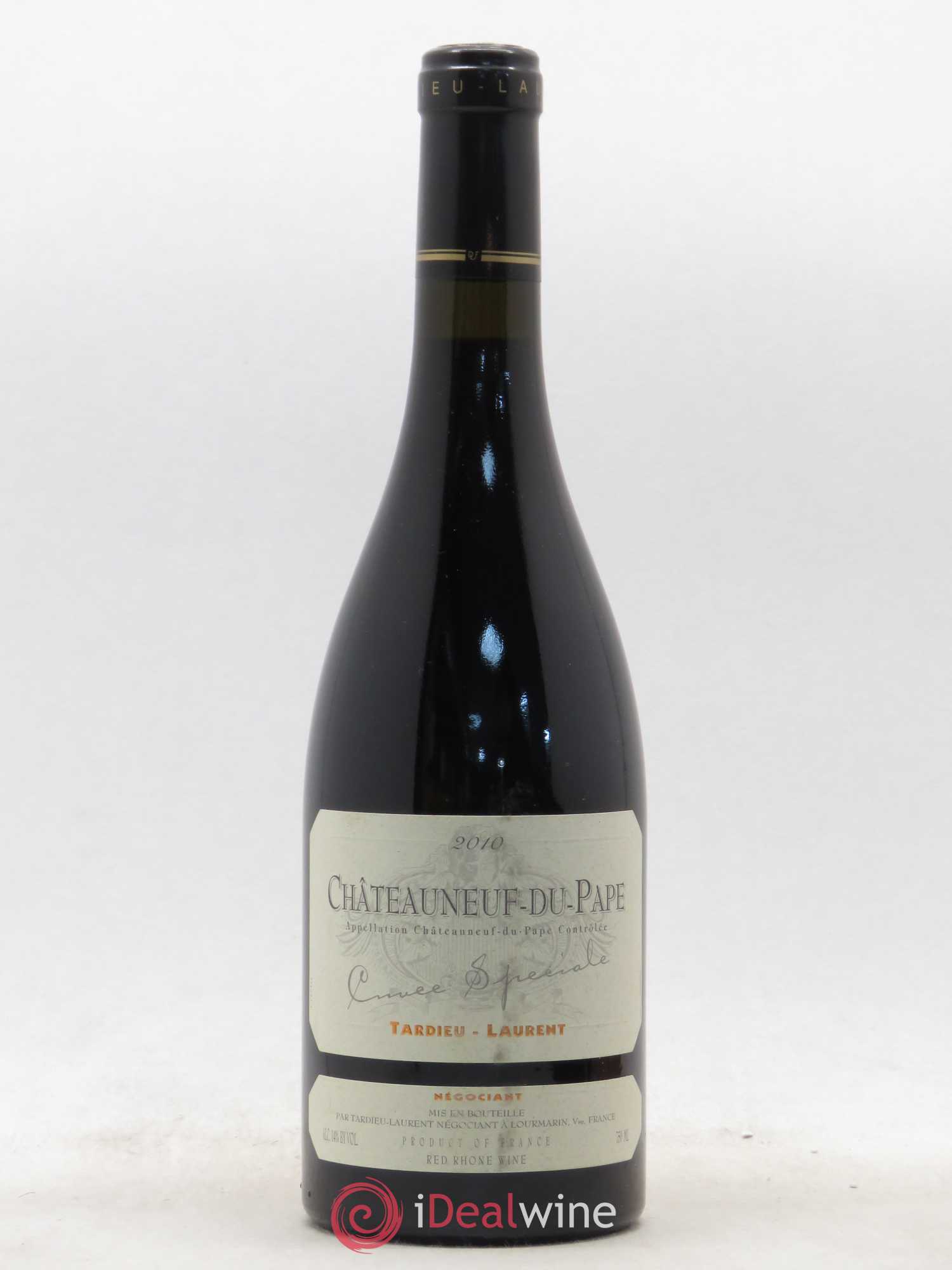Châteauneuf-du-Pape Tardieu-Laurent Cuvée spéciale Famille Tardieu 2010 - Lot de 1 bouteille - 0
