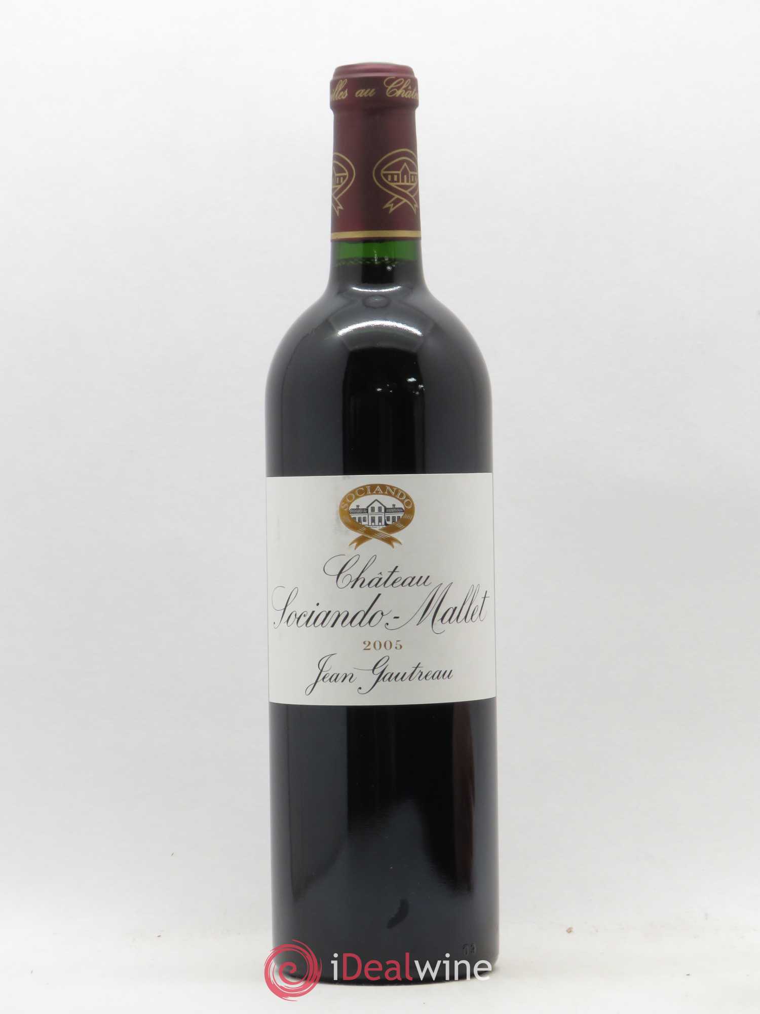 Château Sociando Mallet 2005 - Lot de 1 bouteille - 0
