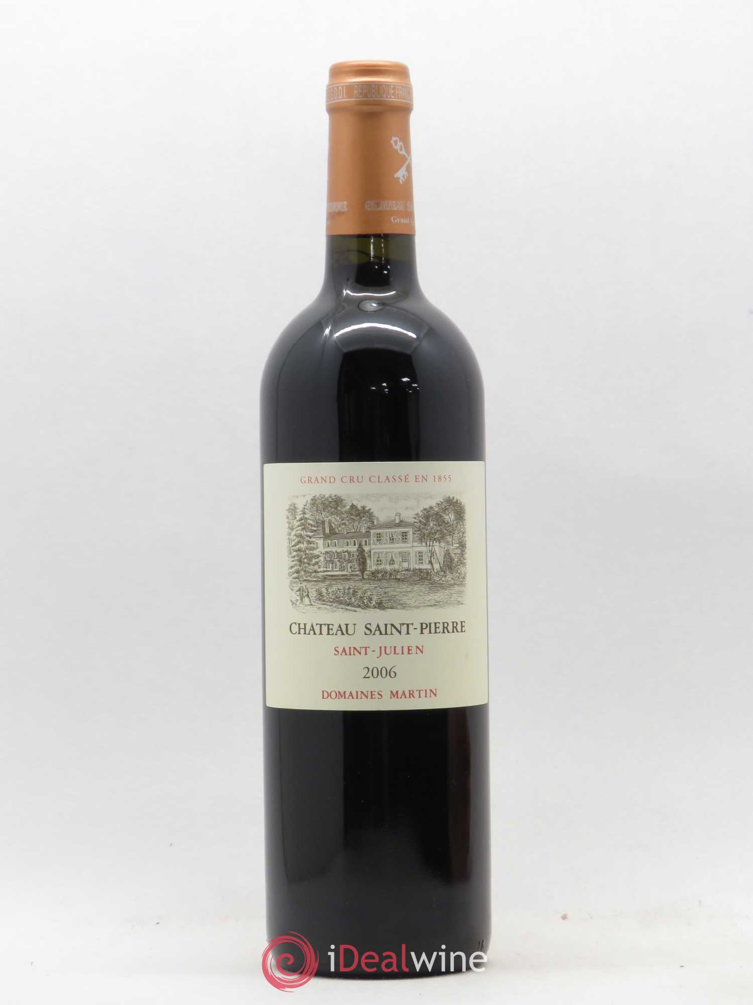 Château Saint-Pierre 4ème Grand Cru Classé 2006 - Lot de 1 bouteille - 0