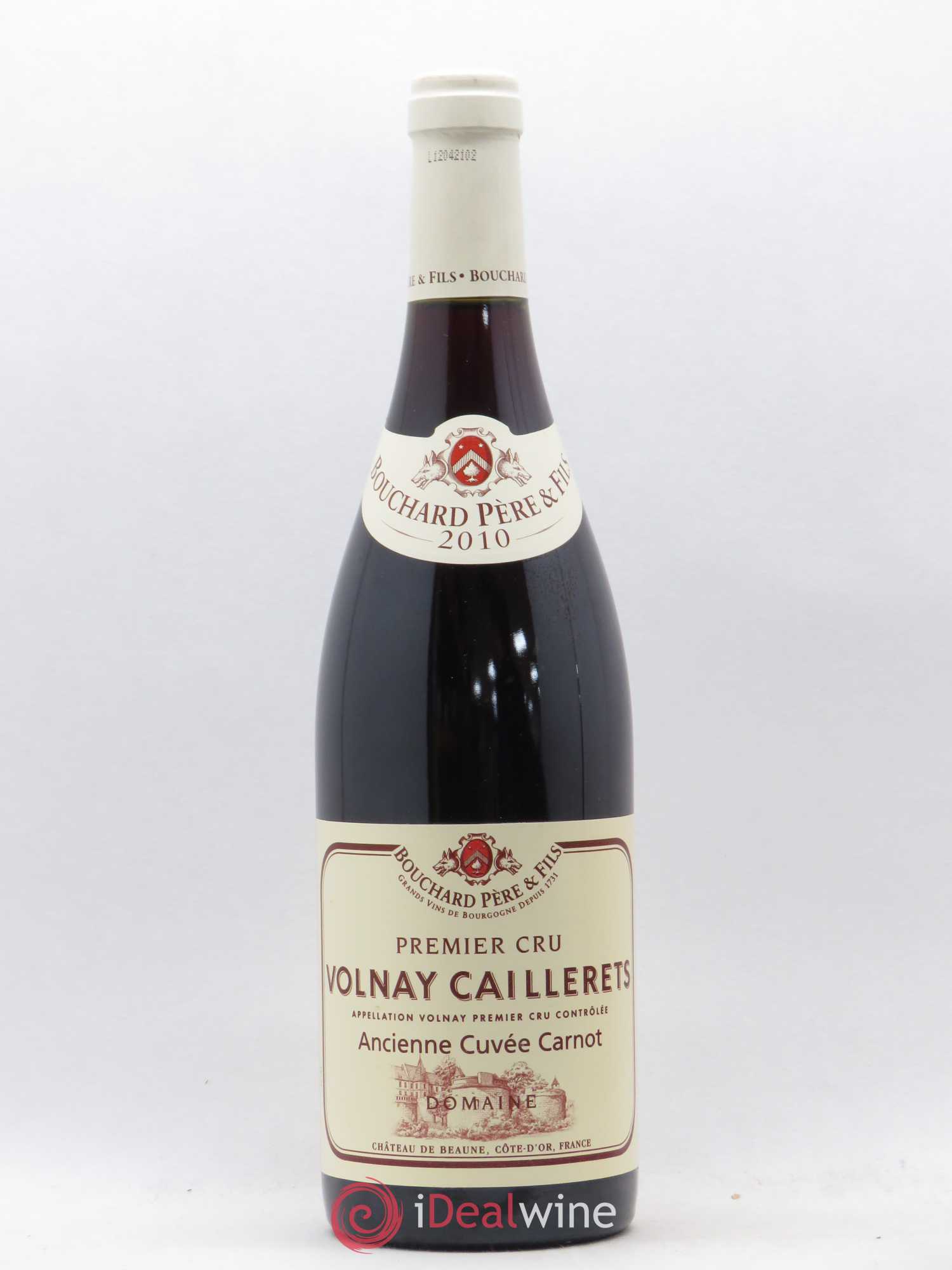 Volnay 1er Cru Caillerets - Ancienne Cuvée Carnot Bouchard Père & Fils 2010 - Lot de 1 bouteille - 0