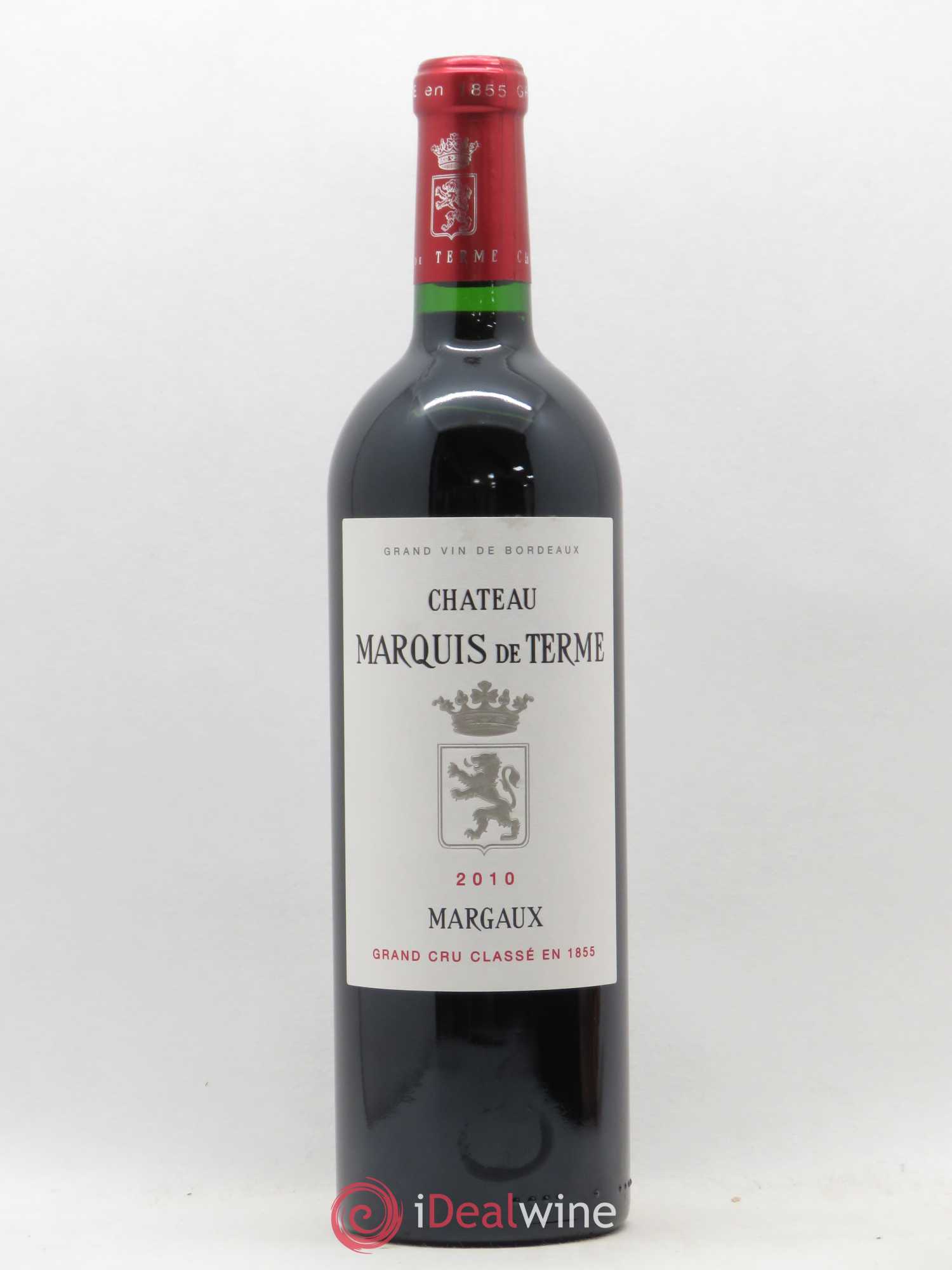 Château Marquis de Terme 4ème Grand Cru Classé 2010 - Lot de 1 bouteille - 0