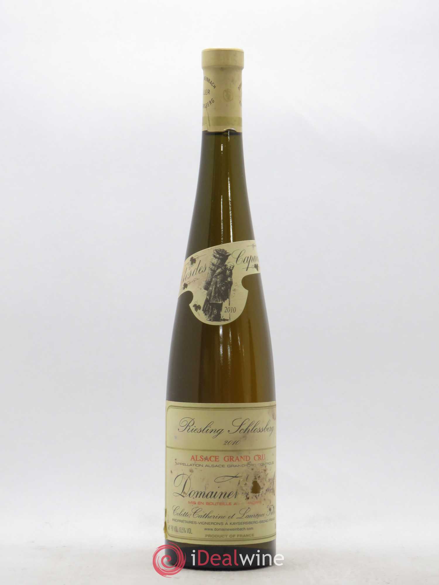 Alsace Grand Cru Schlossberg Riesling Weinbach (Domaine) 2010 - Lot de 1 bouteille - 0