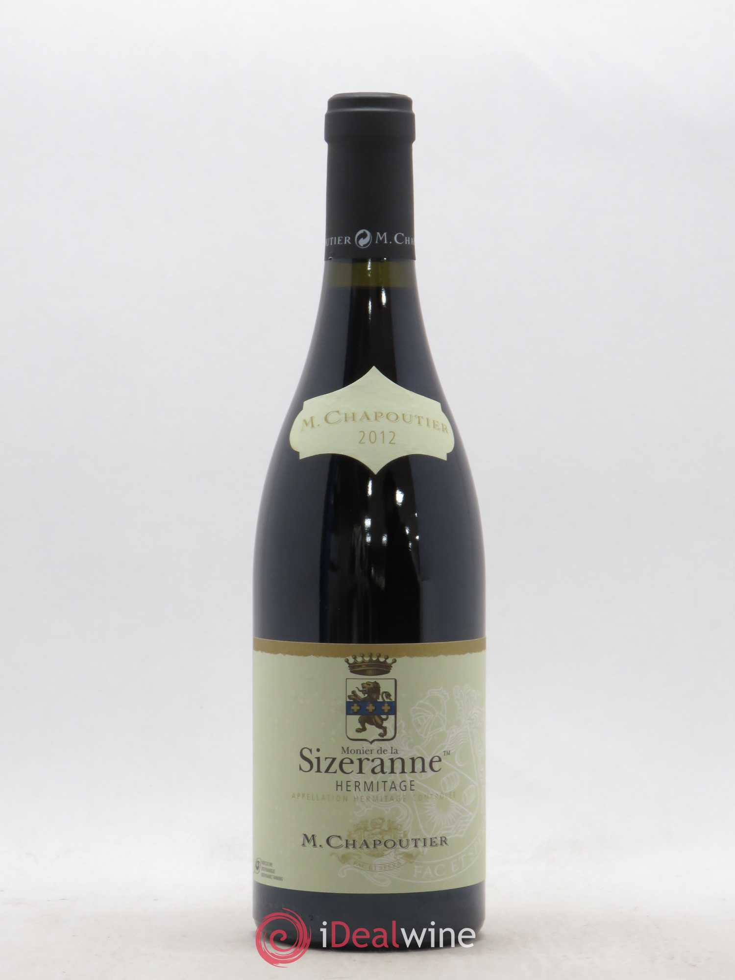 Hermitage Monier de La Sizeranne Chapoutier 2012 - Lot de 1 bouteille - 0