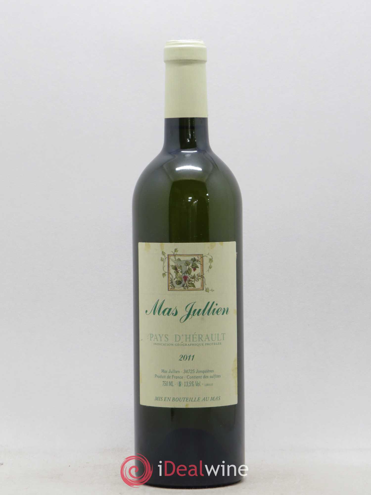 Pays d'Hérault Mas Jullien Olivier Jullien 2011 - Lot de 1 bouteille - 0