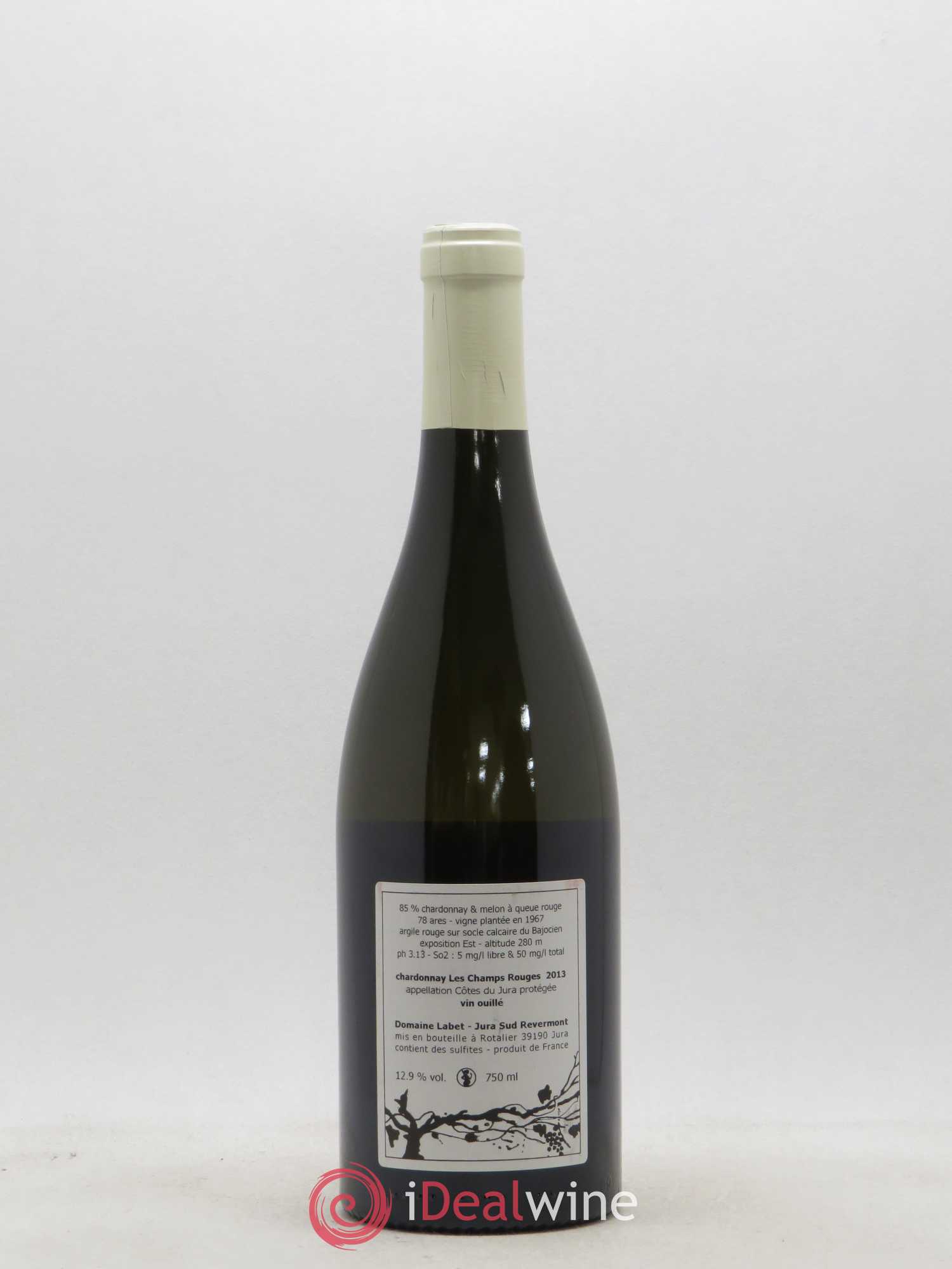 Côtes du Jura Chardonnay Les Champs Rouges Romain - Julien - Charline Labet 2013 - Posten von 1 Flasche - 1