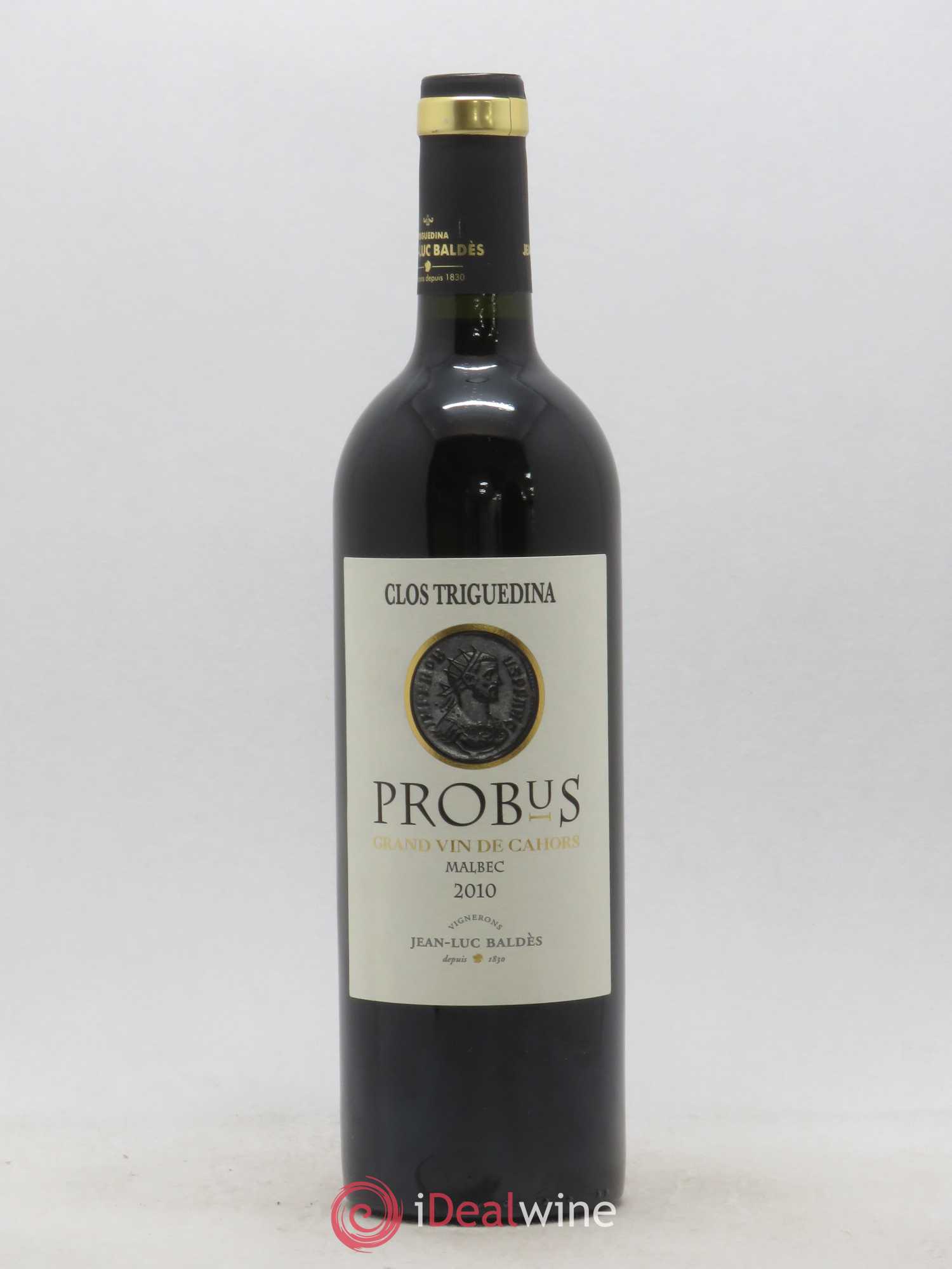 Cahors Clos Triguedina Probus Jean-Luc Baldès 2010 - Lot de 1 bouteille - 0