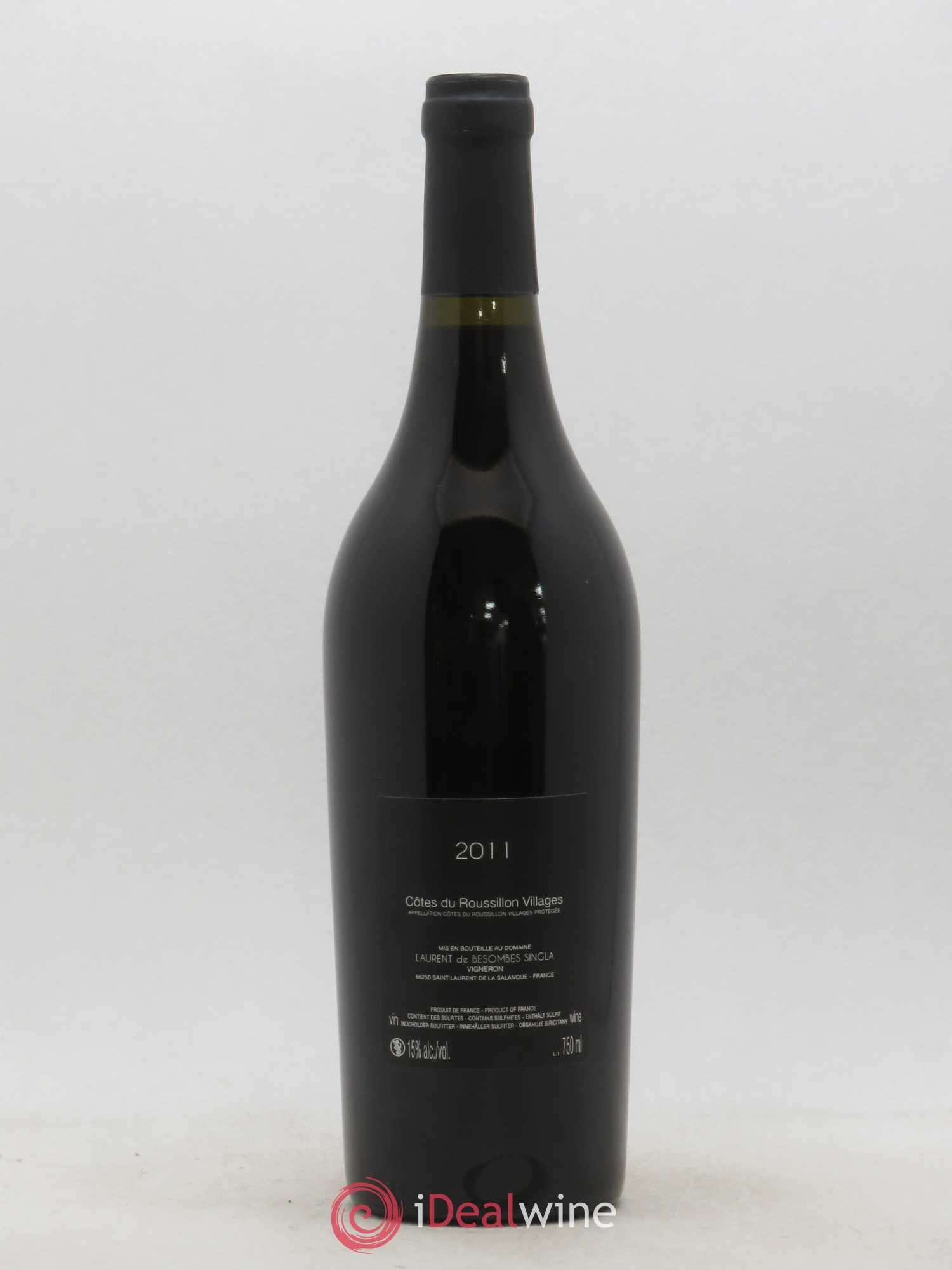 Côtes du Roussillon Villages El Serrat Domaine Singla 2011 - Lot of 1 bottle - 1