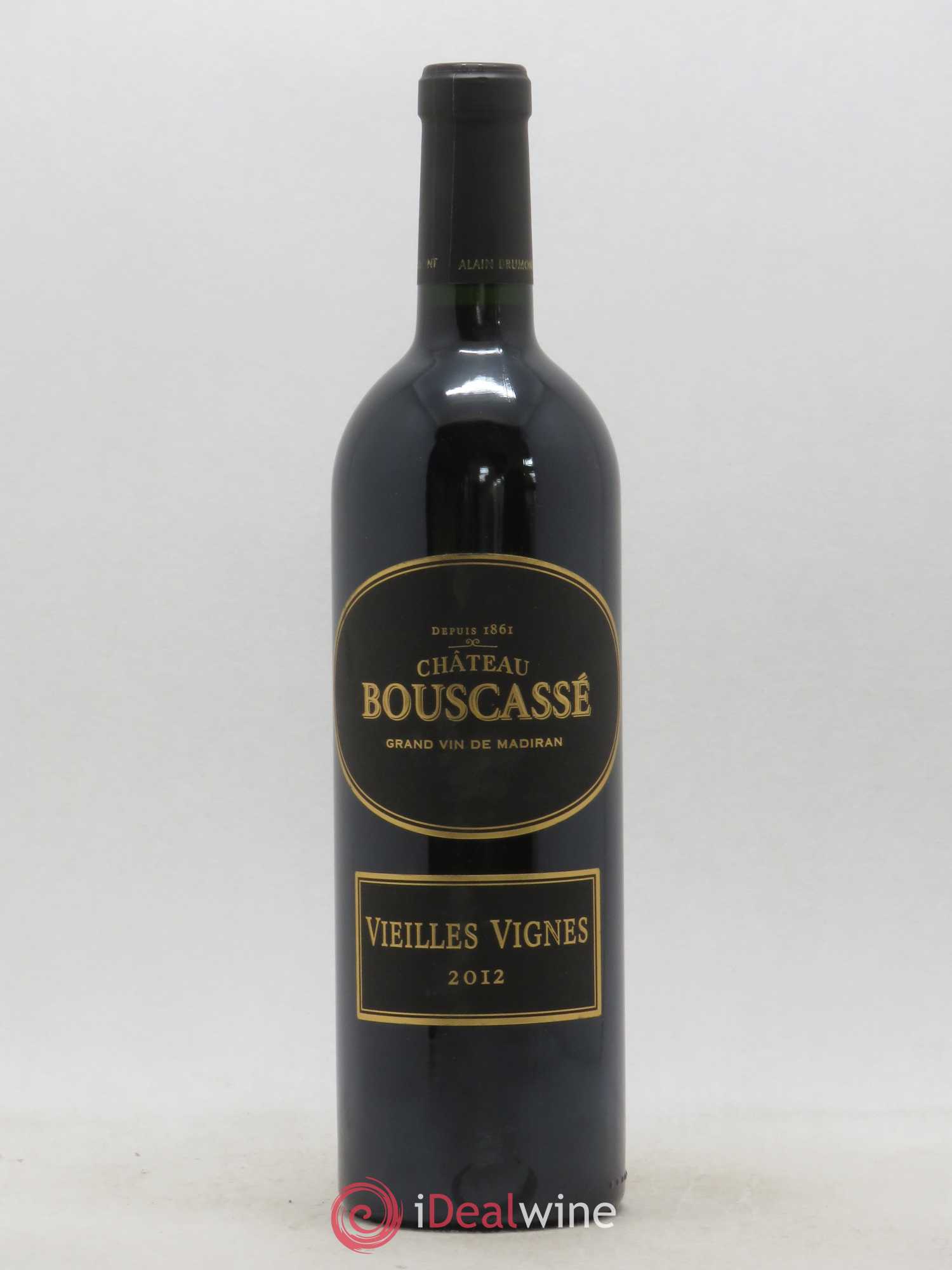 Madiran Vieilles Vignes Château Bouscassé - Alain Brumont 2012 - Lot de 1 bouteille - 0