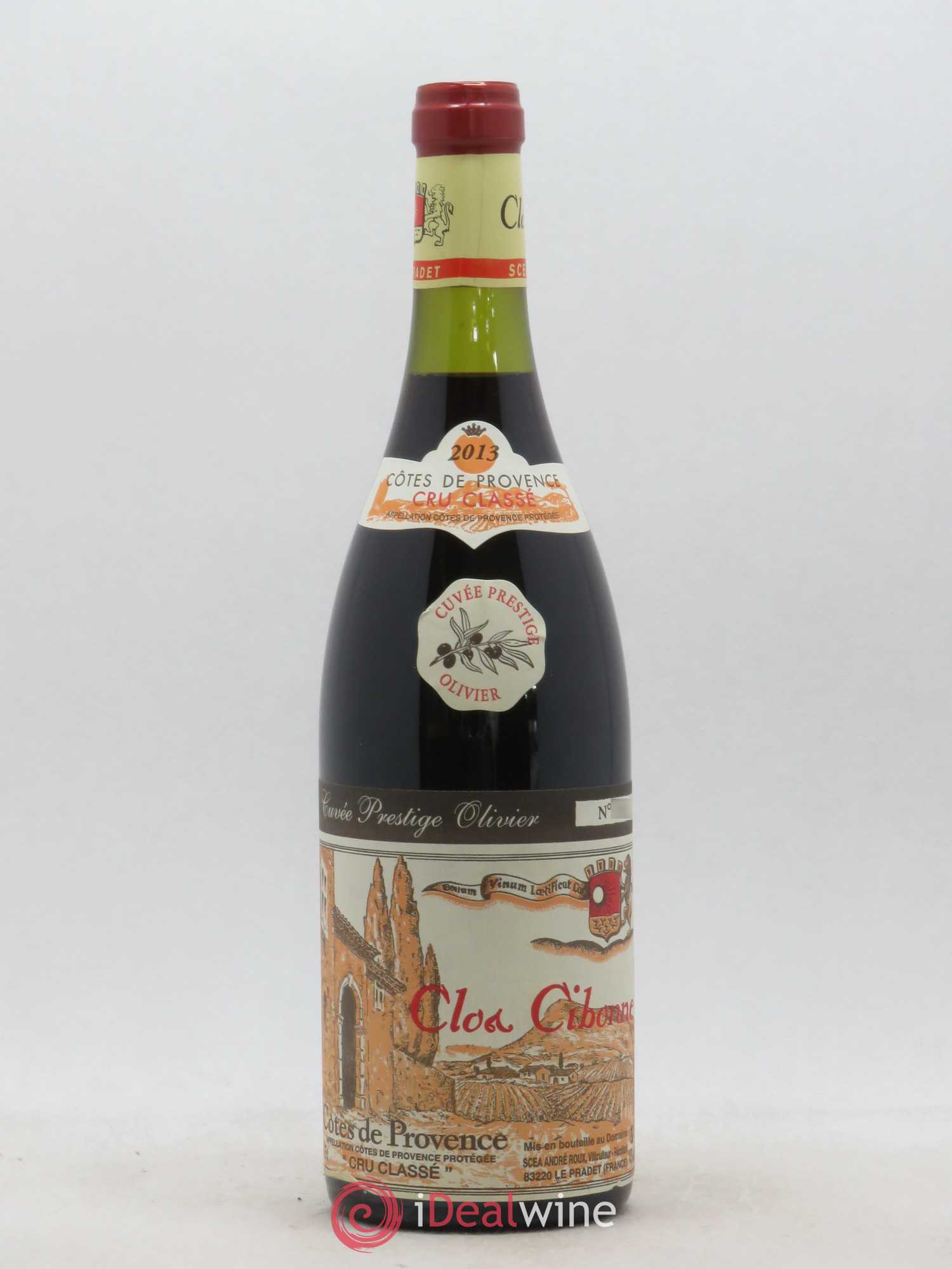 Côtes de Provence Prestige Olivier Clos Cibonne 2013 - Posten von 1 Flasche - 0
