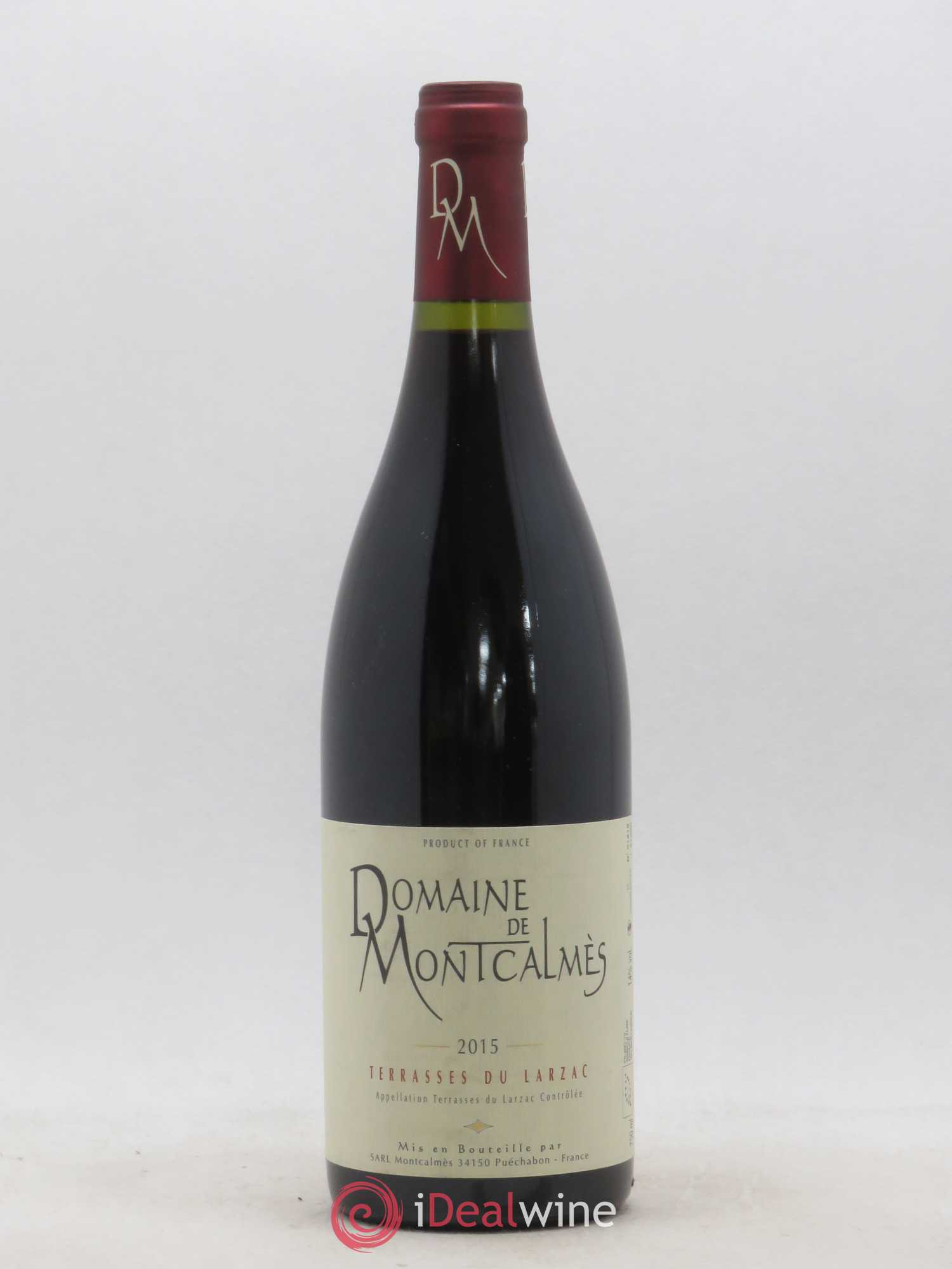 Terrasses du Larzac Domaine de Montcalmès Frédéric Pourtalié 2015 - Lot de 1 bouteille - 0