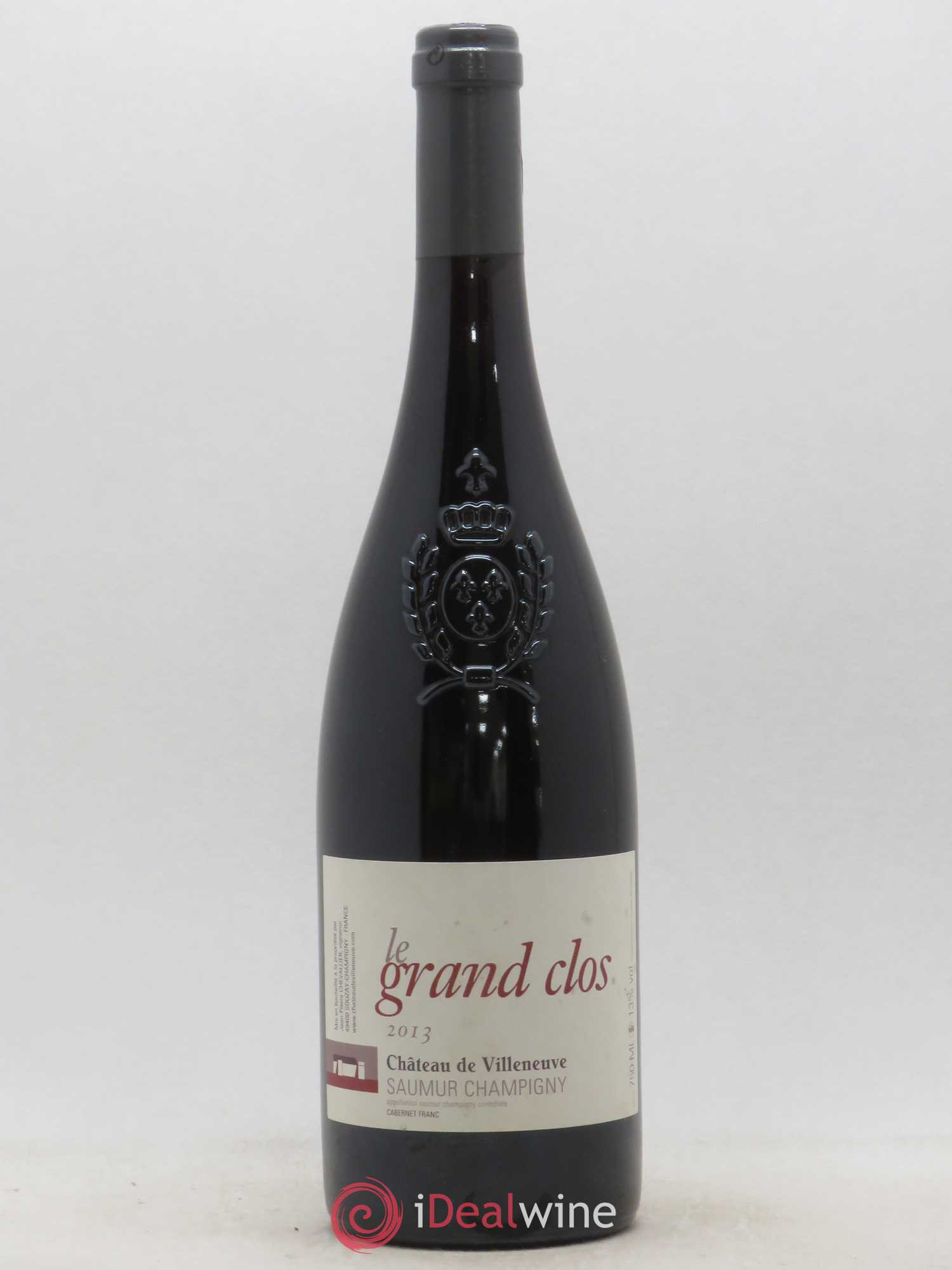Saumur-Champigny Le Grand Clos Château De Villeneuve 2013 - Posten von 1 Flasche - 0
