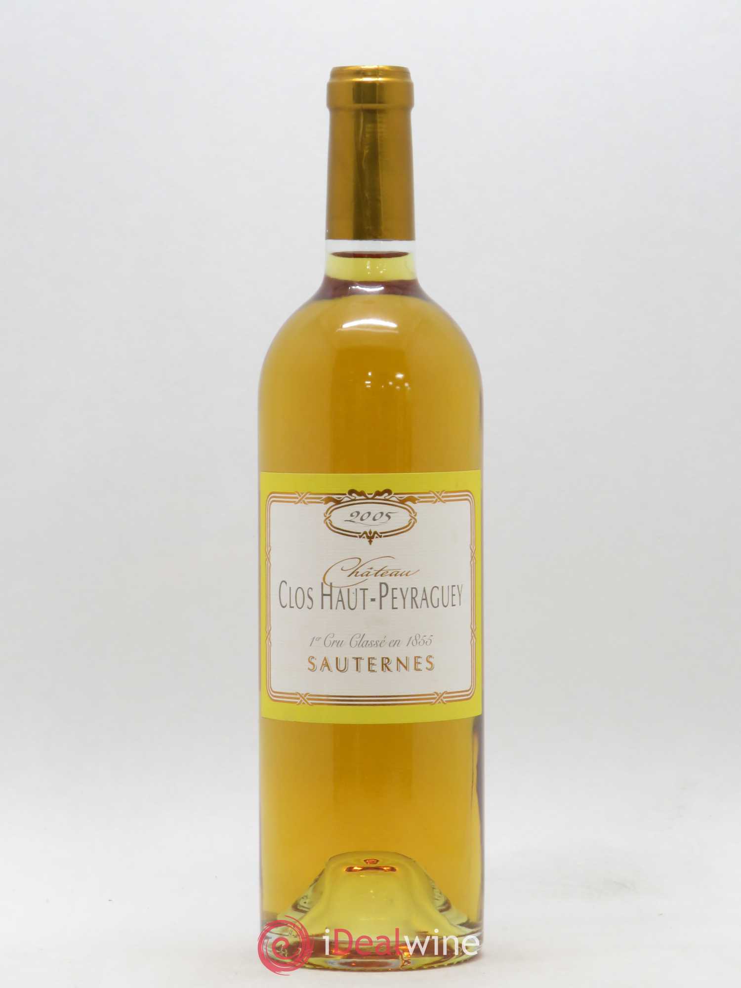 Clos Haut-Peyraguey 1er Grand Cru Classé 2005 - Lot de 1 bouteille - 0
