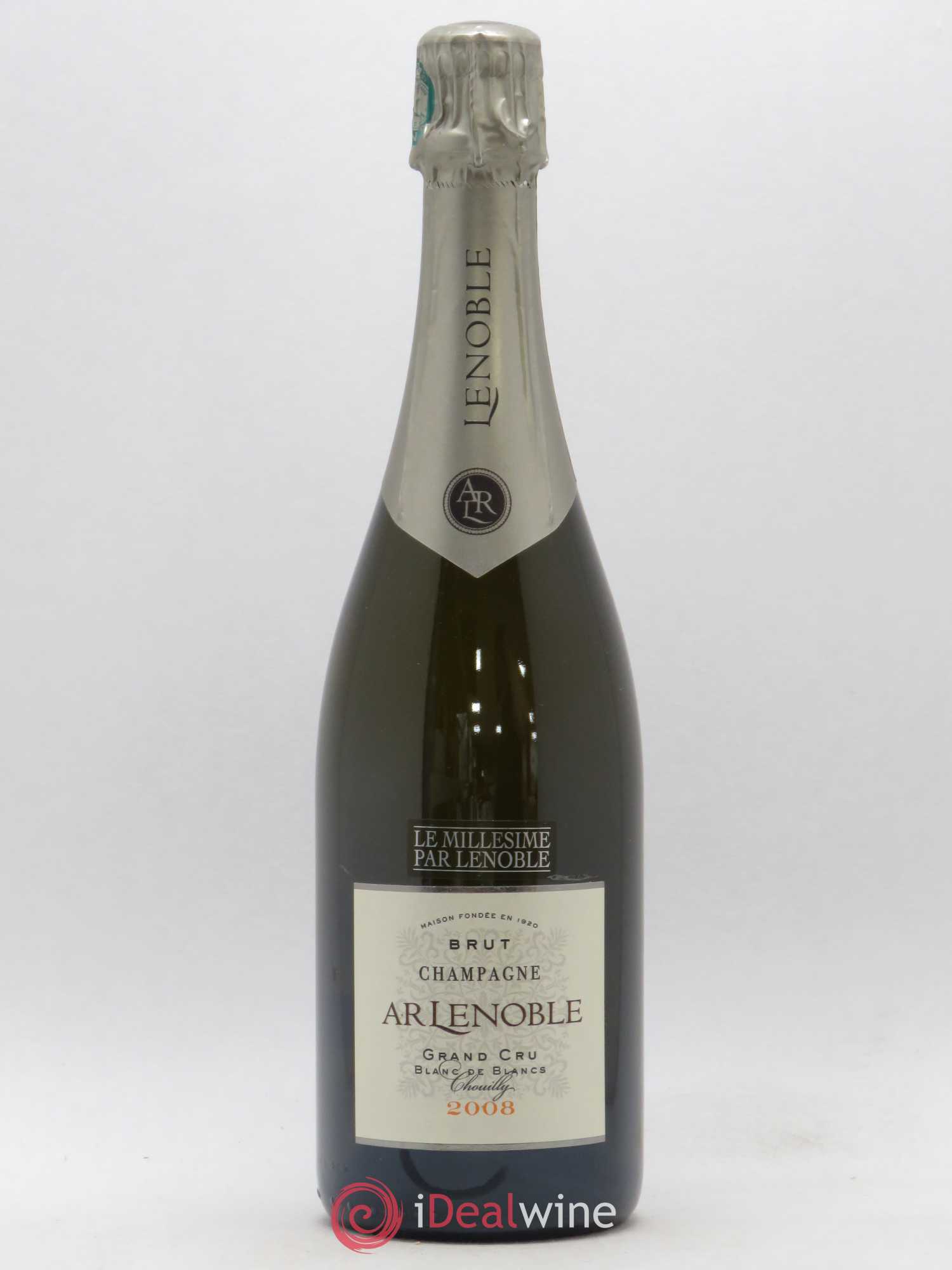 Champagne Grand Cru Blanc de Blancs Chouilly Le millésime par Lenoble 2008 - Posten von 1 Flasche - 0
