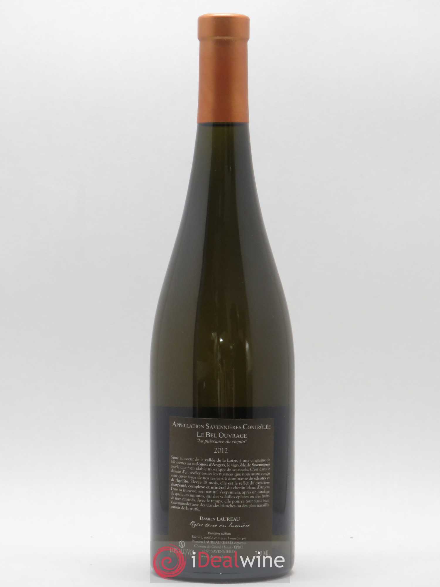 Savennières Le Bel Ouvrage Domaine Damien Laureau 2012 - Posten von 1 Flasche - 1