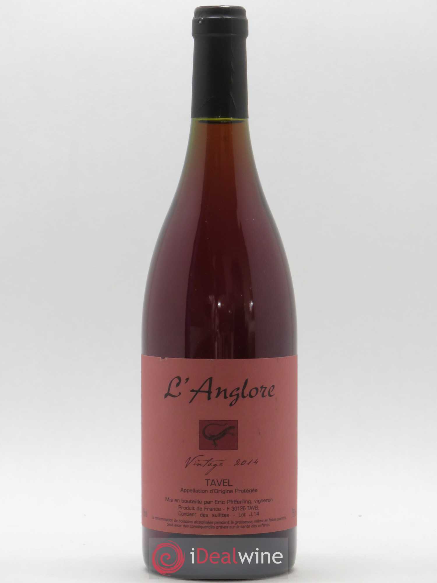 Tavel Vintage L'Anglore 2014 - Lot de 1 bouteille - 0