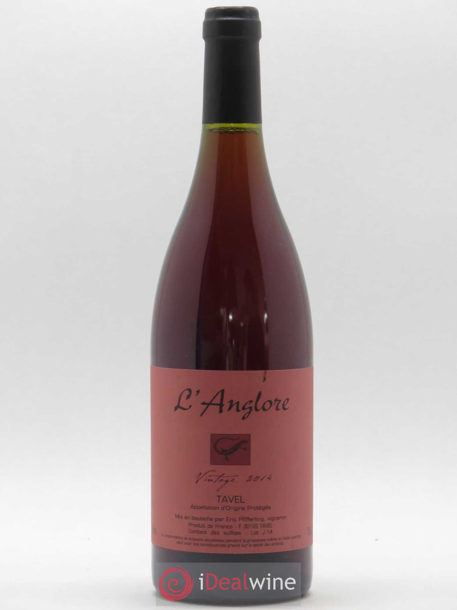 Tavel Vintage L'Anglore 2014 - Lot de 1 bouteille - 0