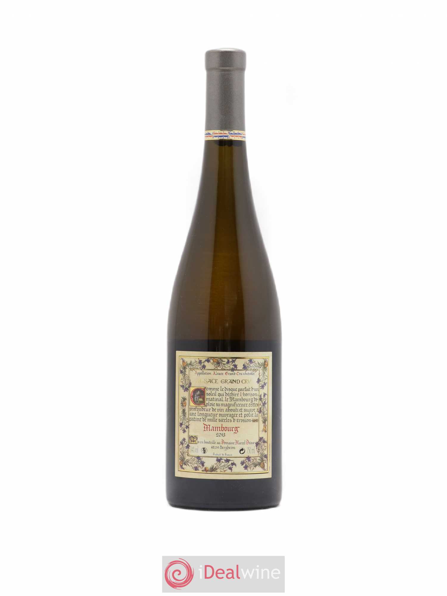Alsace Grand Cru Mambourg Marcel Deiss (Domaine) 2013 - Lot de 1 bouteille - 1