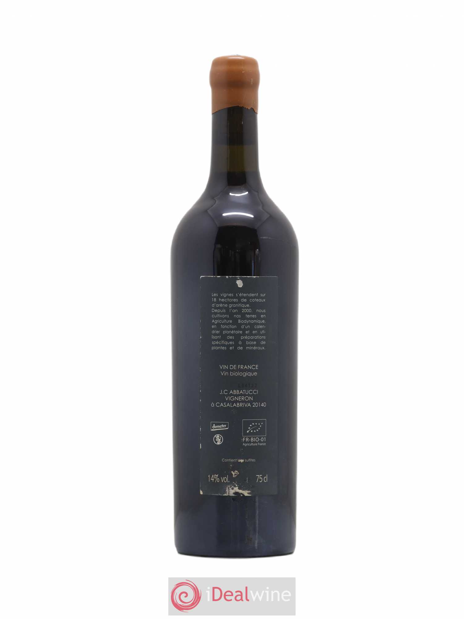 Vin de Corse Ministre Impérial JC Abbatucci 2014 - Posten von 1 Flasche - 1