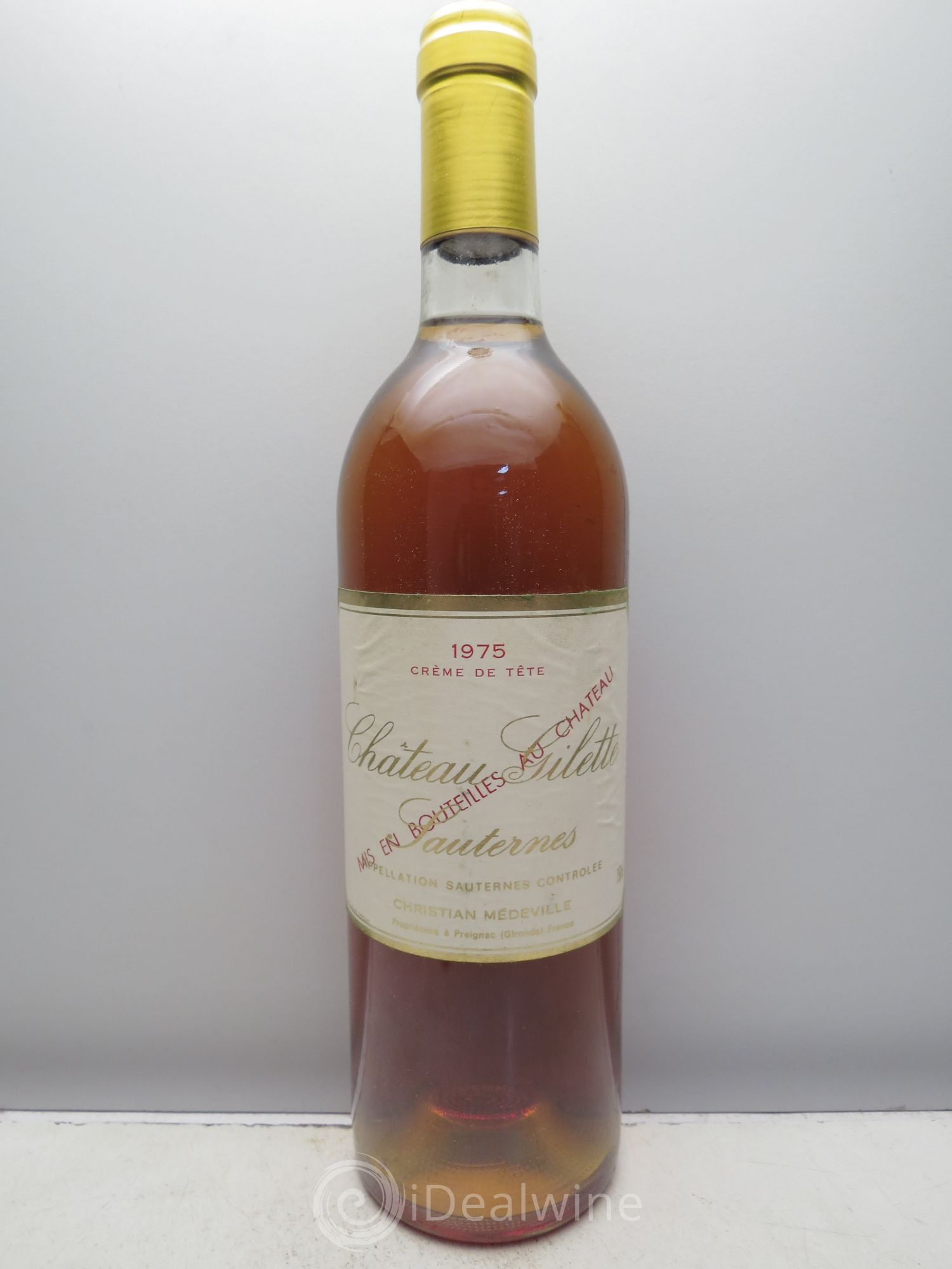 Château Gilette 1975 - Lotto di 1 bottiglia - 0