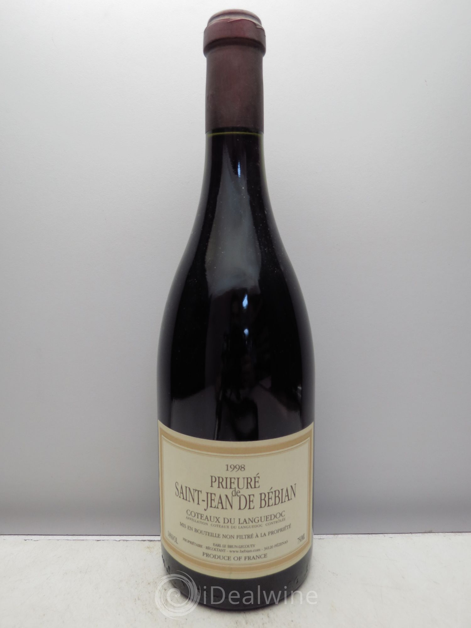 Languedoc Prieuré St-Jean de Bébian 1998 - Lot de 1 bouteille - 0