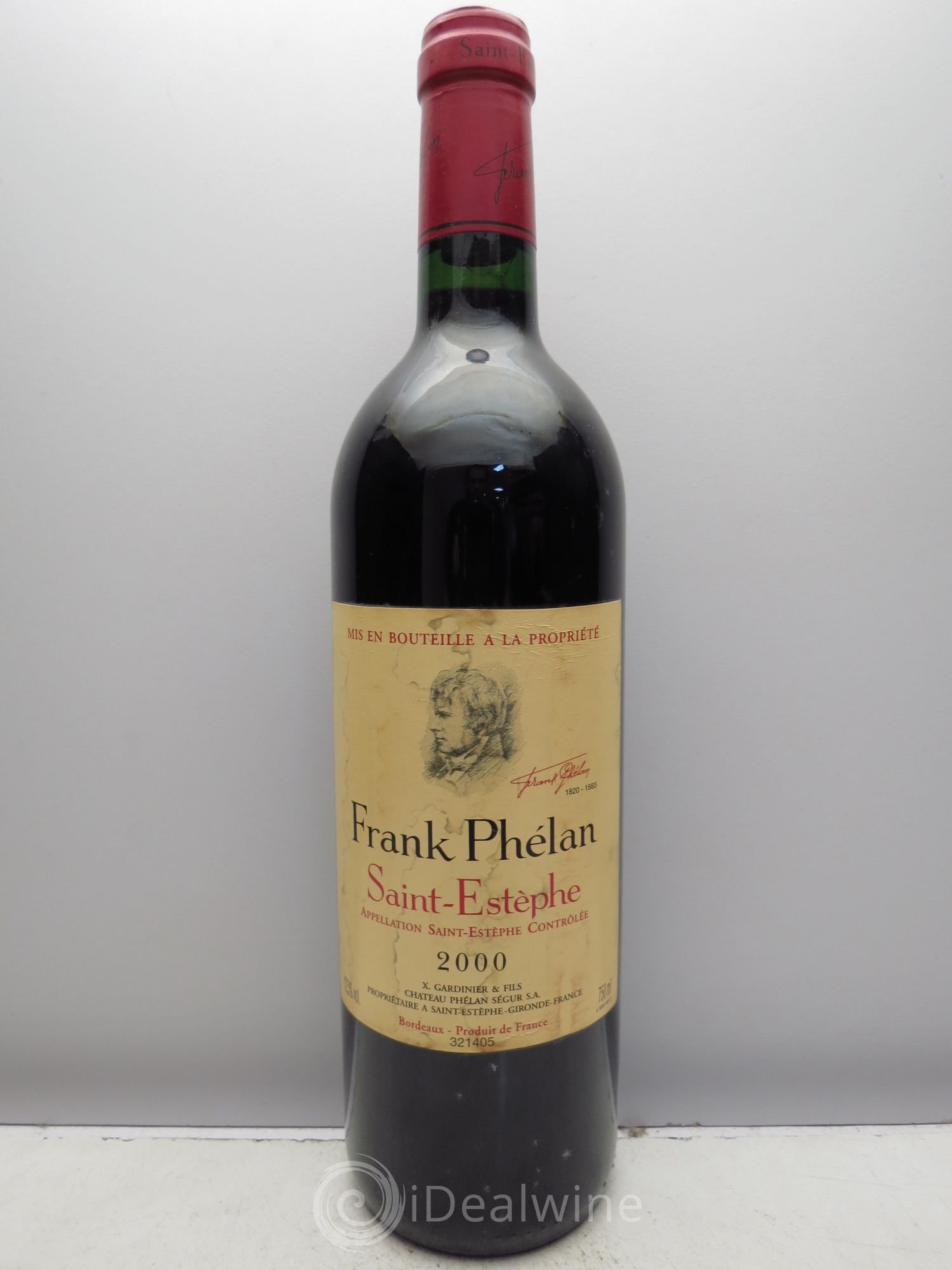 Frank Phélan Second Vin 2000 - Lot de 1 bouteille - 0