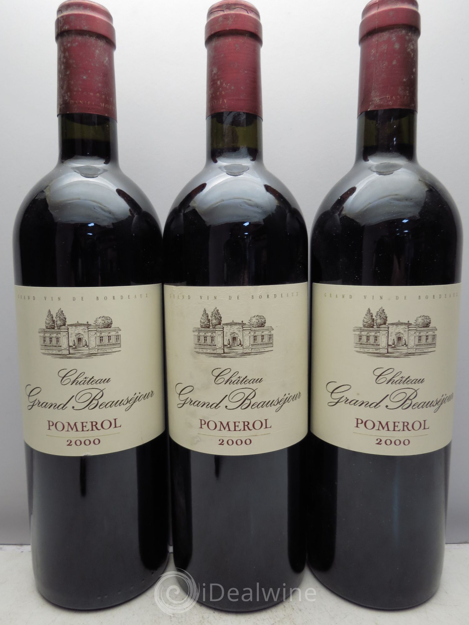 Grand Beauséjour 2000 - Lot de 3 bouteilles - 0