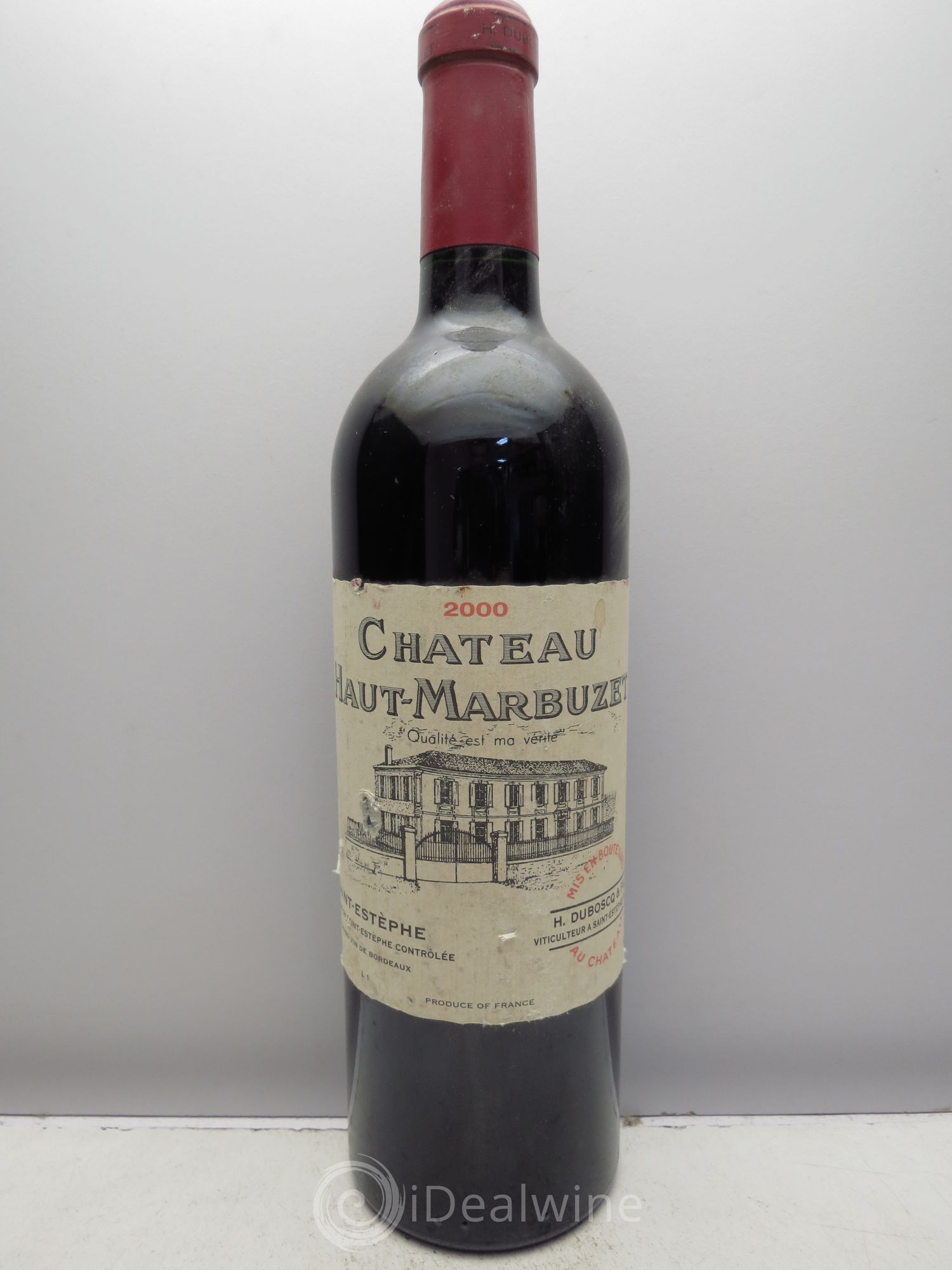 Château Haut Marbuzet 2000 - Lot de 1 bouteille - 0