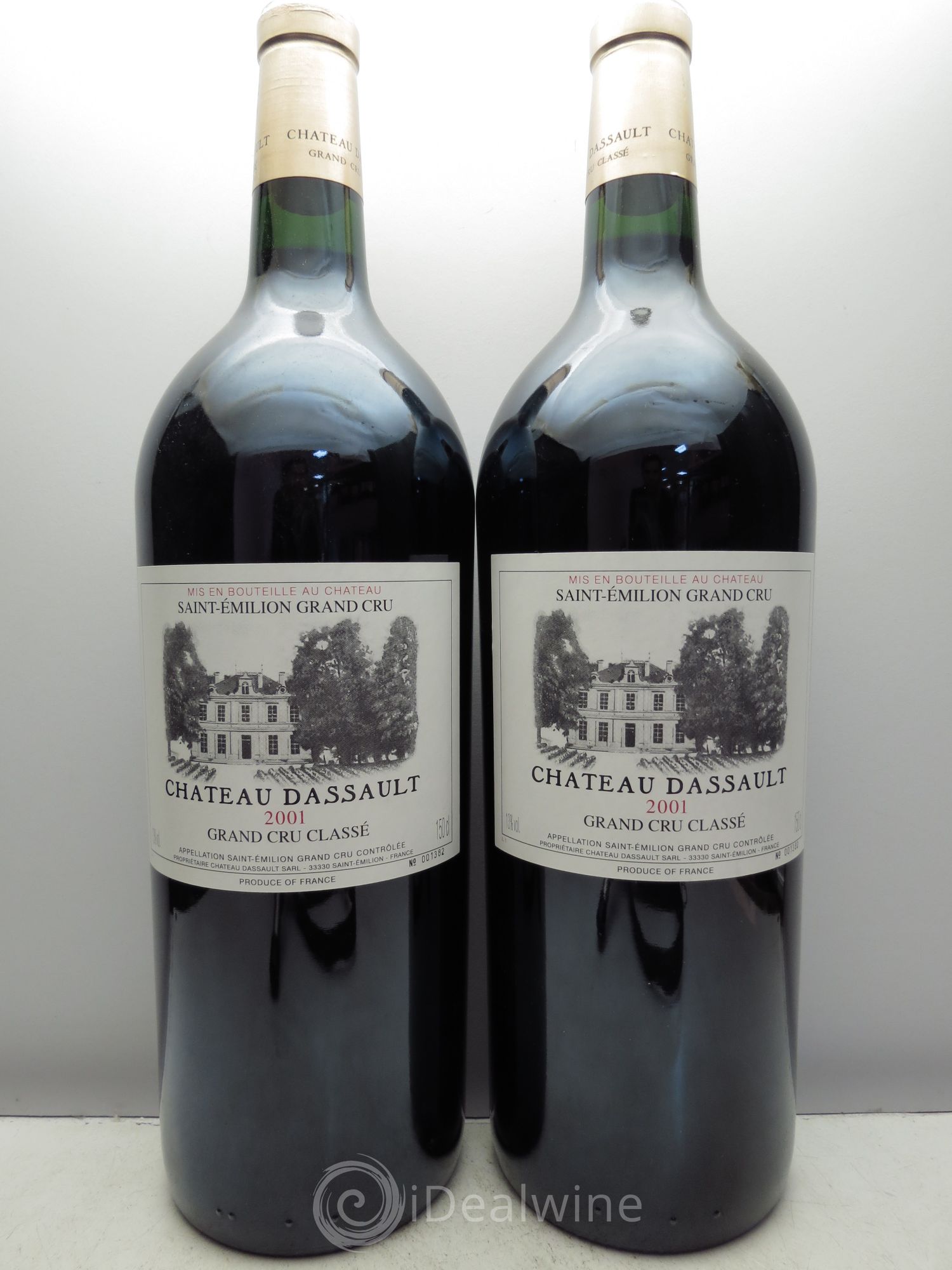Château Dassault Grand Cru Classé 2001 - Lot de 2 magnums - 0