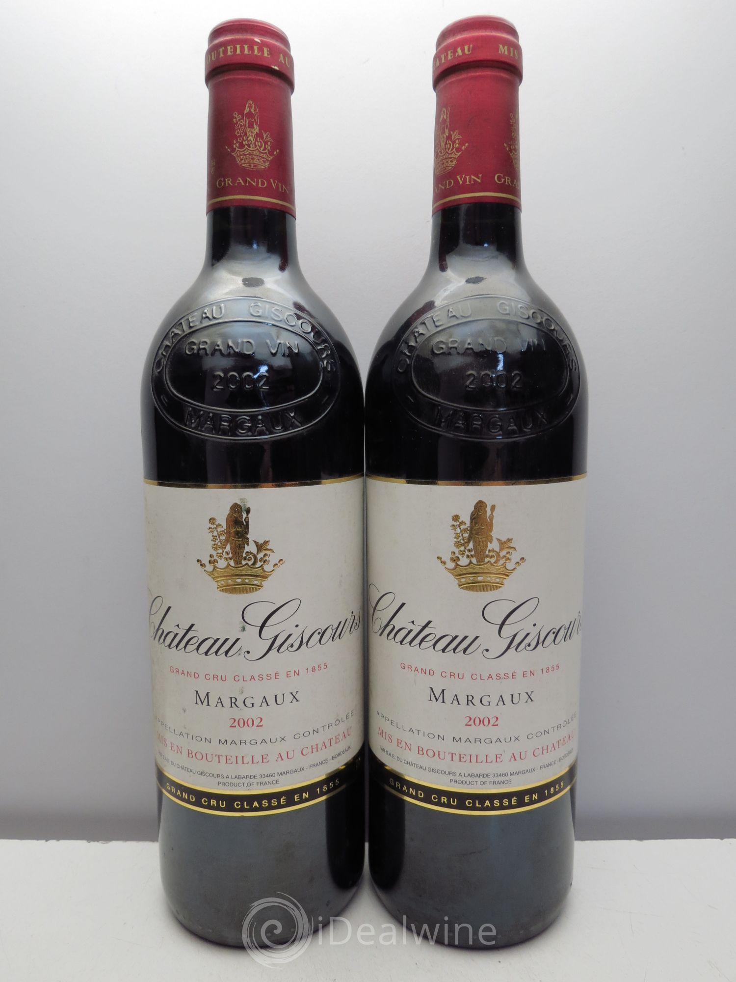 Château Giscours 3ème Grand Cru Classé 2002 - Lot de 2 bouteilles - 0