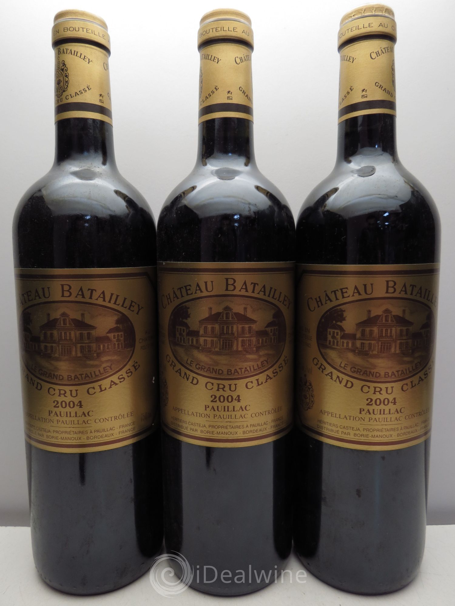 Château Batailley 5ème Grand Cru Classé 2004 - Lot de 3 bouteilles - 0