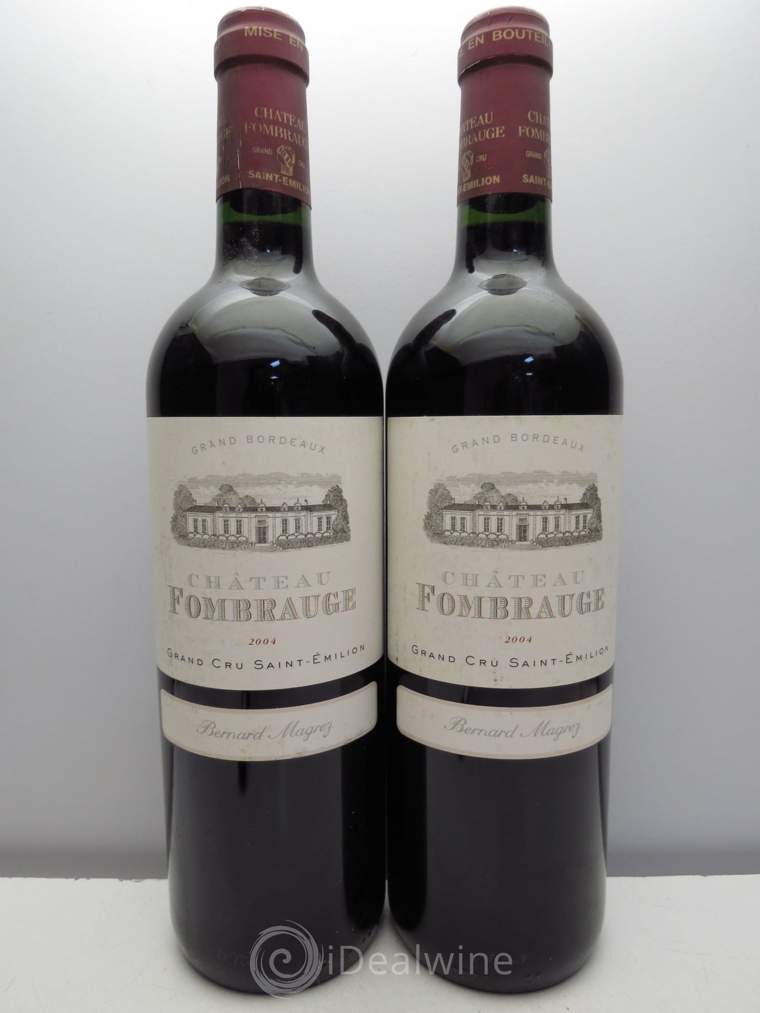 Château Fombrauge Grand Cru Classé 2004 - Lot de 2 bouteilles - 0