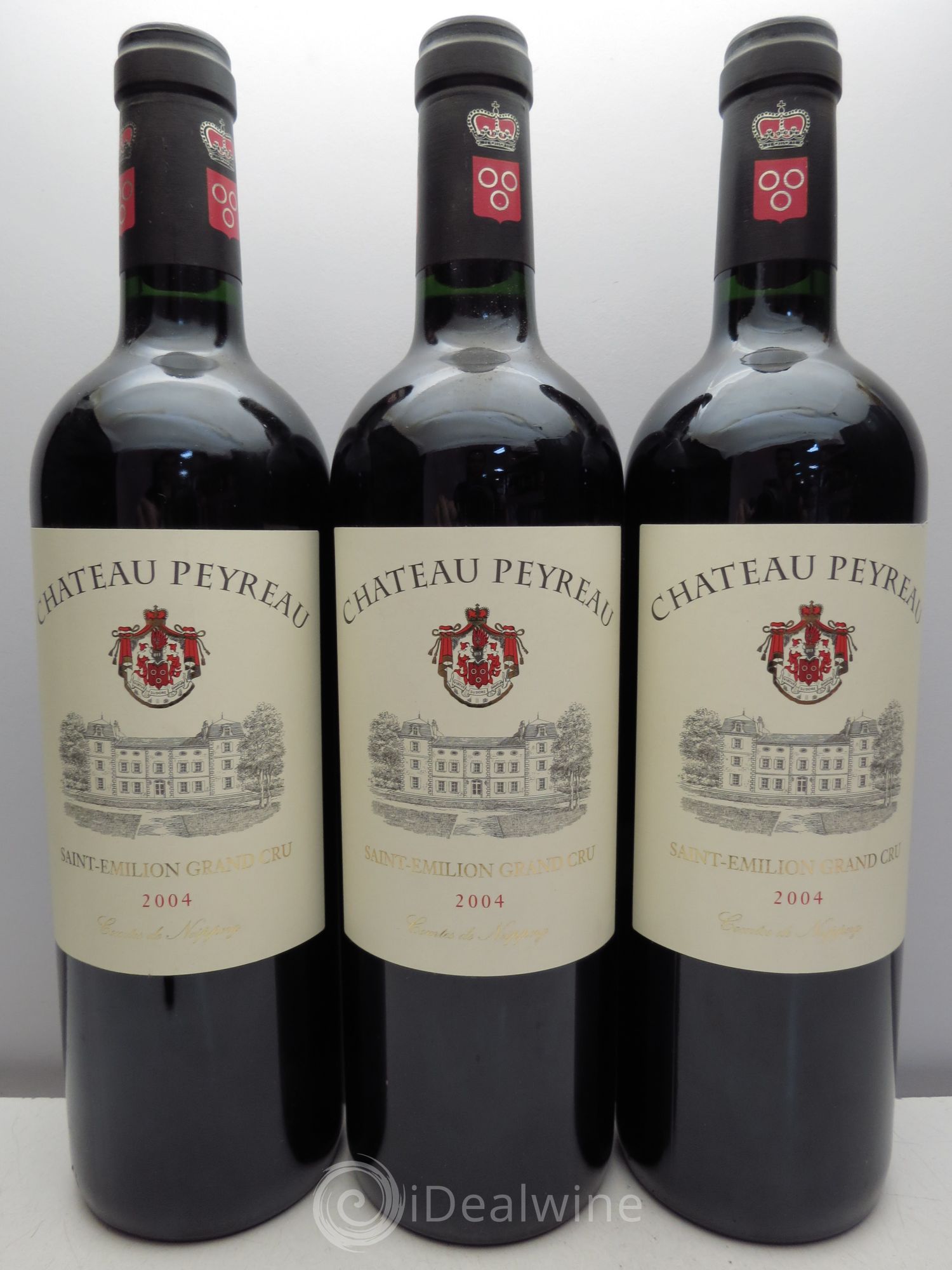Saint-Émilion Château Peyreau 2004 - Lot de 3 bouteilles - 0