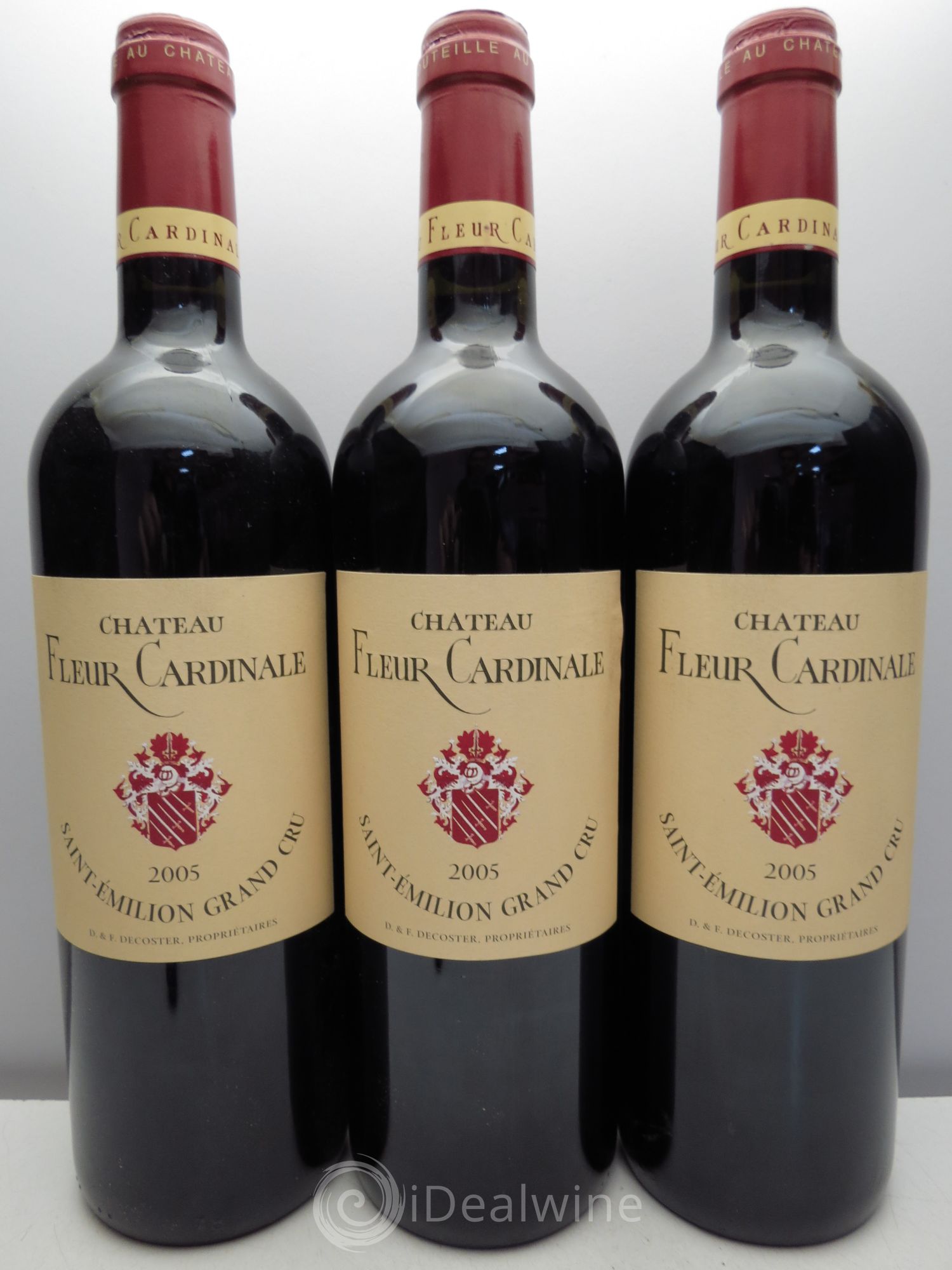 Château Fleur Cardinale Grand Cru Classé 2005 - Lot de 3 bouteilles - 0