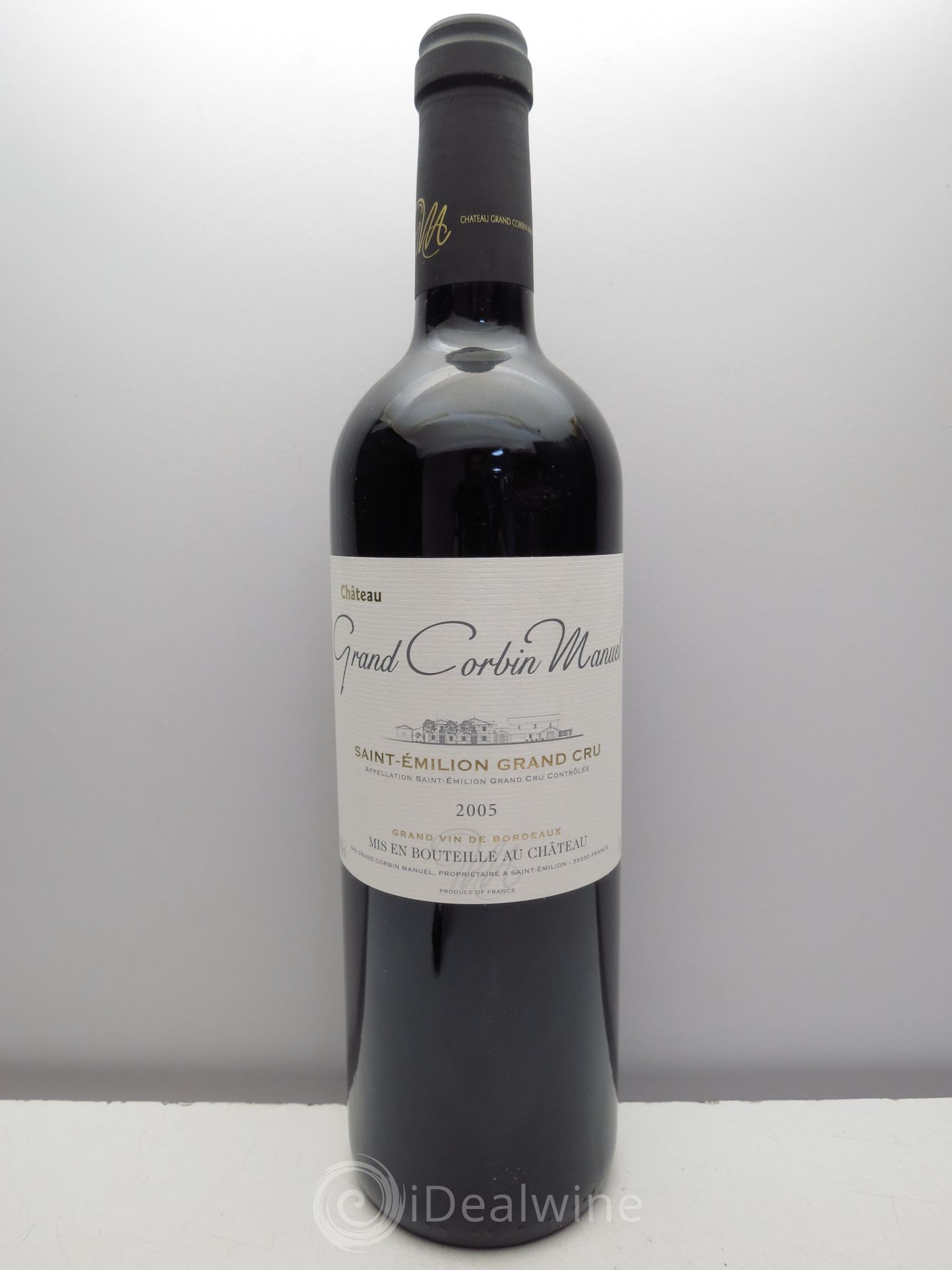 Château Grand Corbin Manuel 2005 - Lot de 1 bouteille - 0